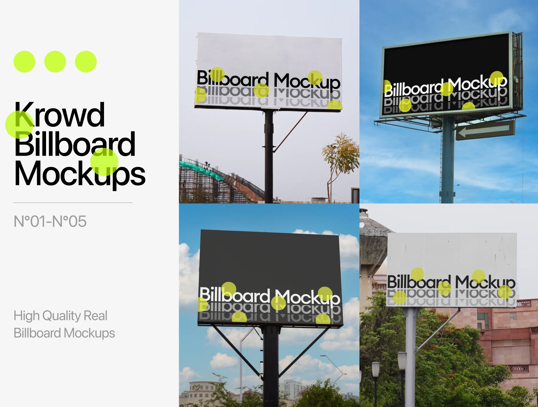 Billboard Mockups N.01-N.05