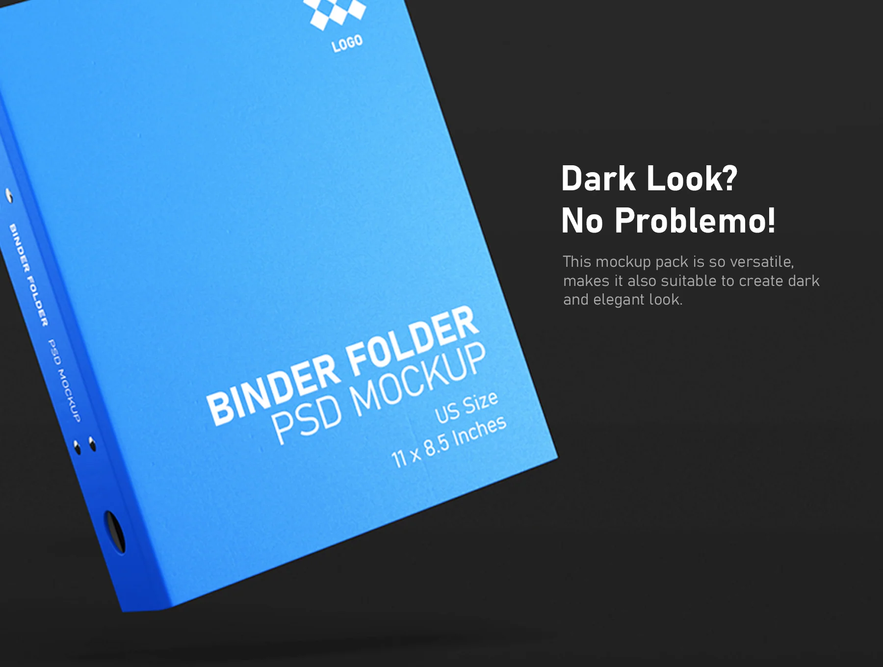 Binder Folder PSD Mockup Set - US Size 8.5x11 Inch 6