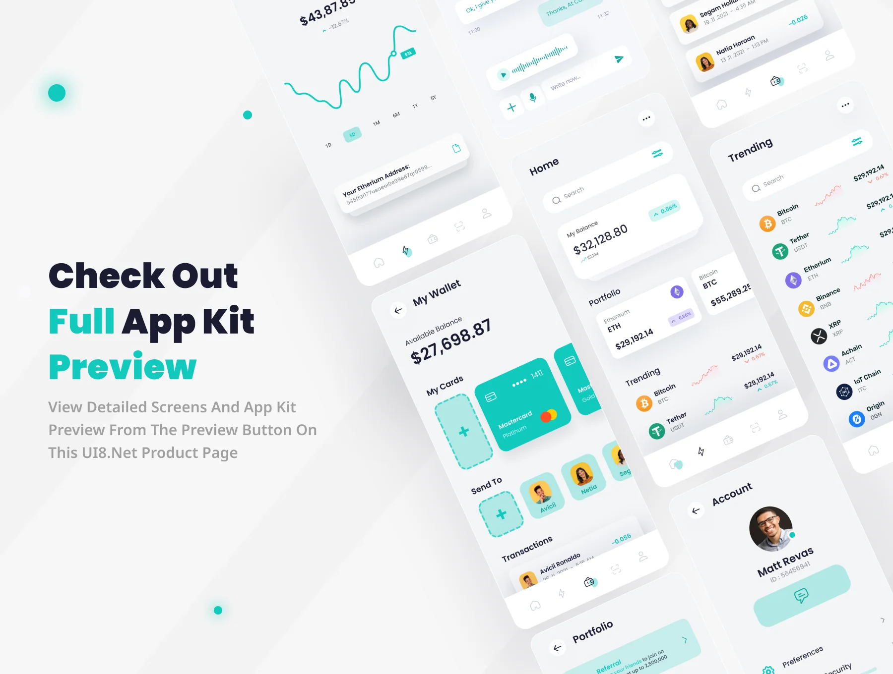 Binity - Crypto Wallet And Finance App UI Kit 5