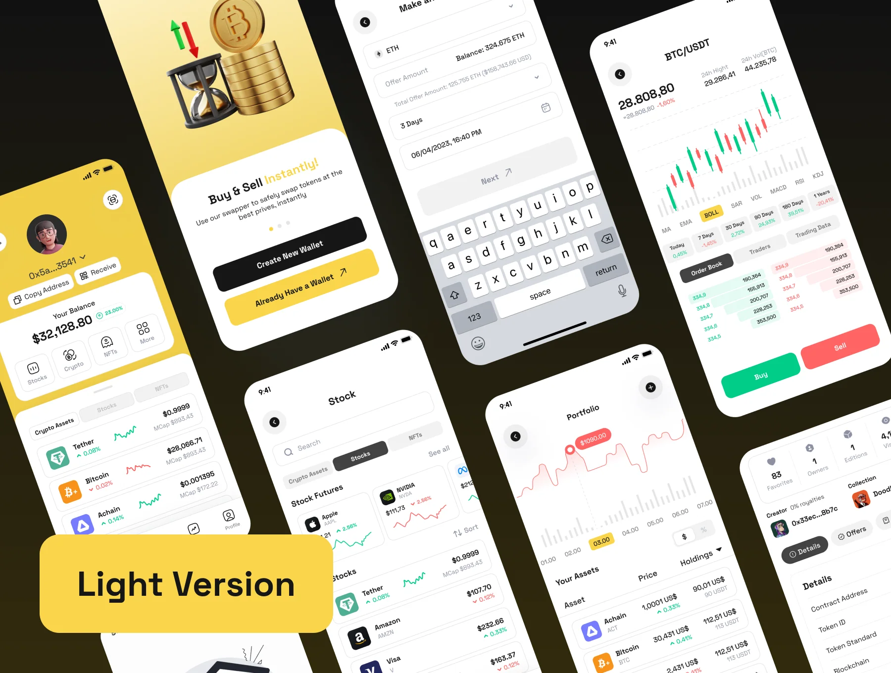 BINIX - Crypto Wallet UI Kit 4