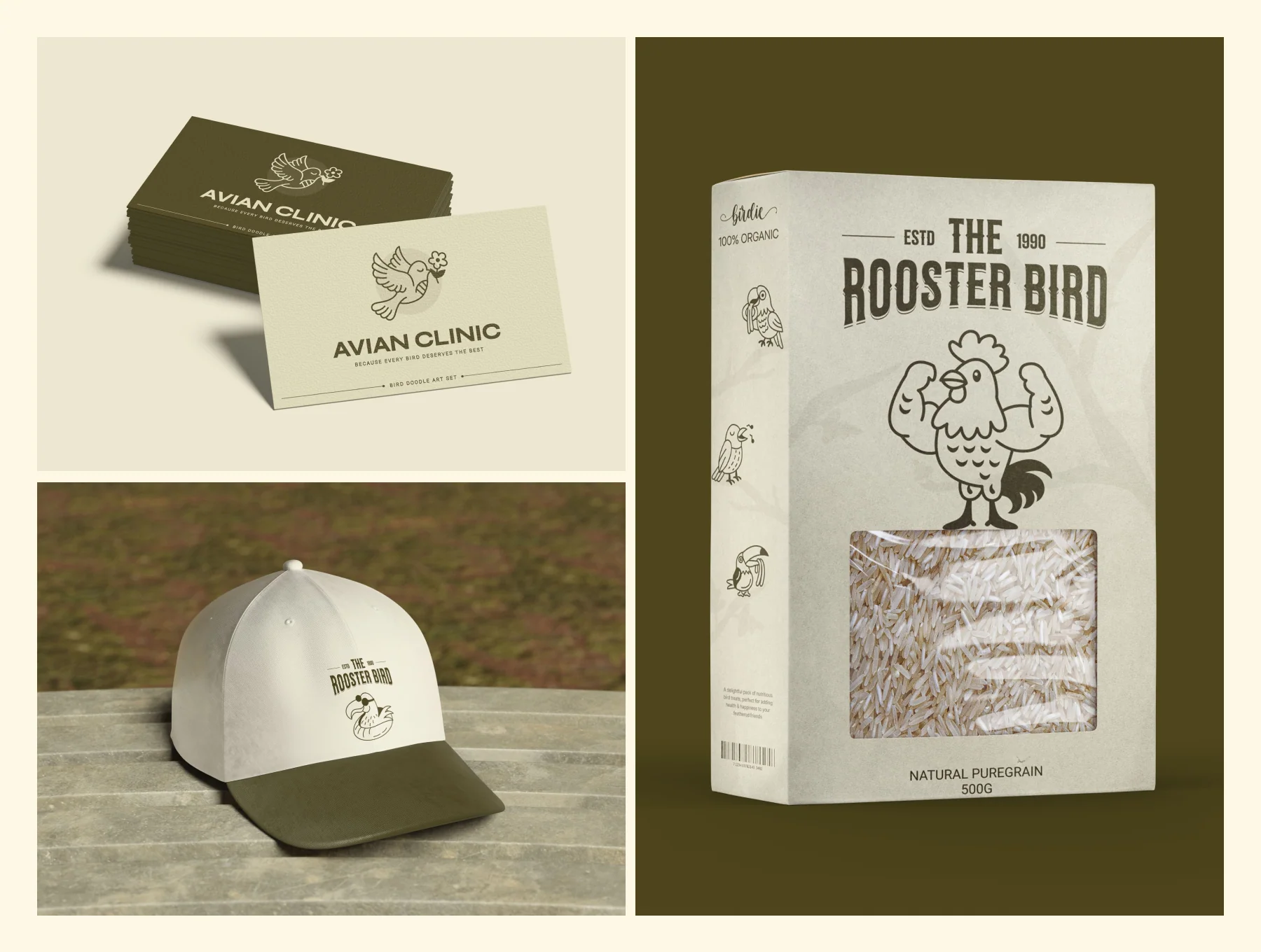 Bird Doodle Art Set 3