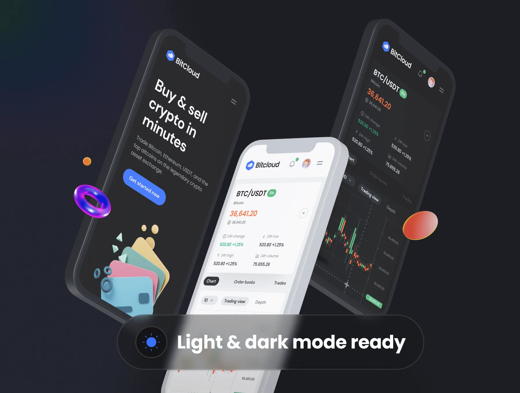 BitCloud - Crypto Exchange UI Kit 8