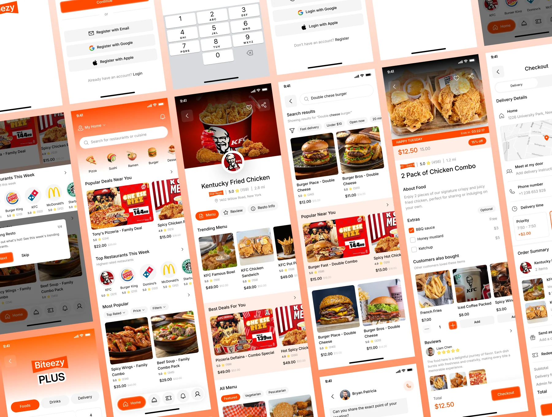 Biteezy - Food Delivery Mobile App KIT 2