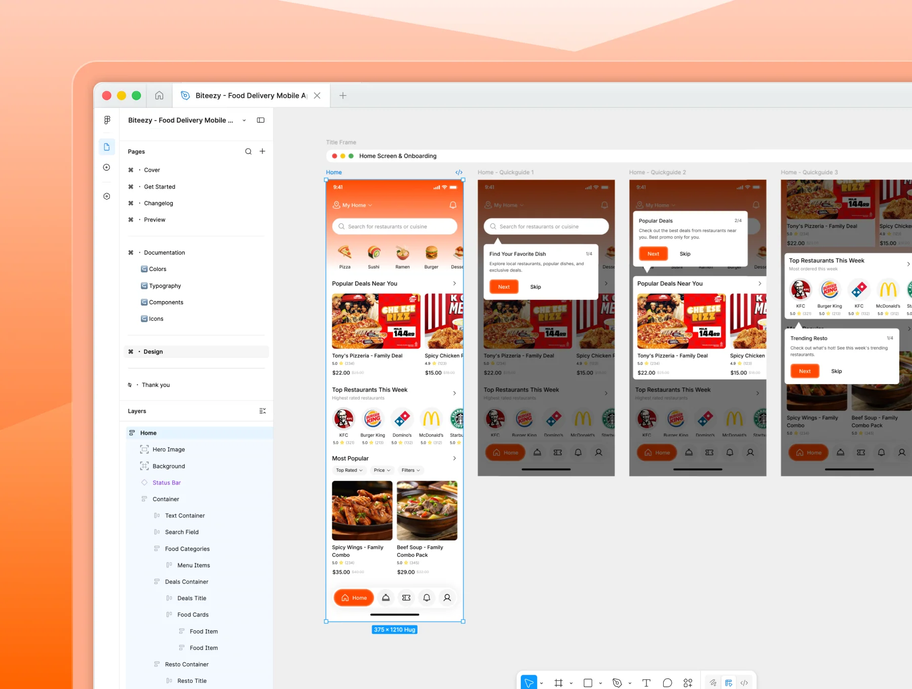 Biteezy - Food Delivery Mobile App KIT 5