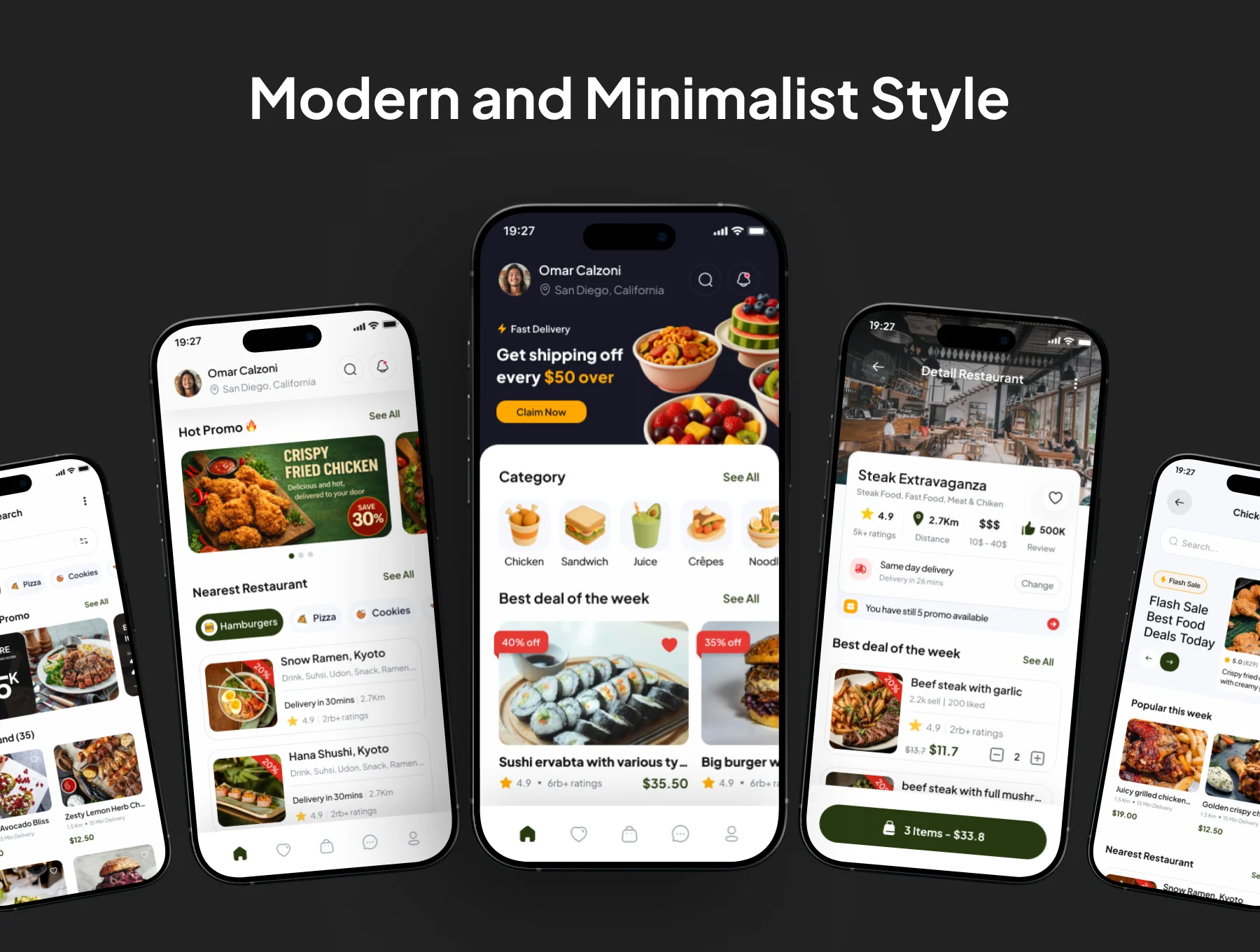 BiteGo - Food Delivery App IOS UI Kits 4