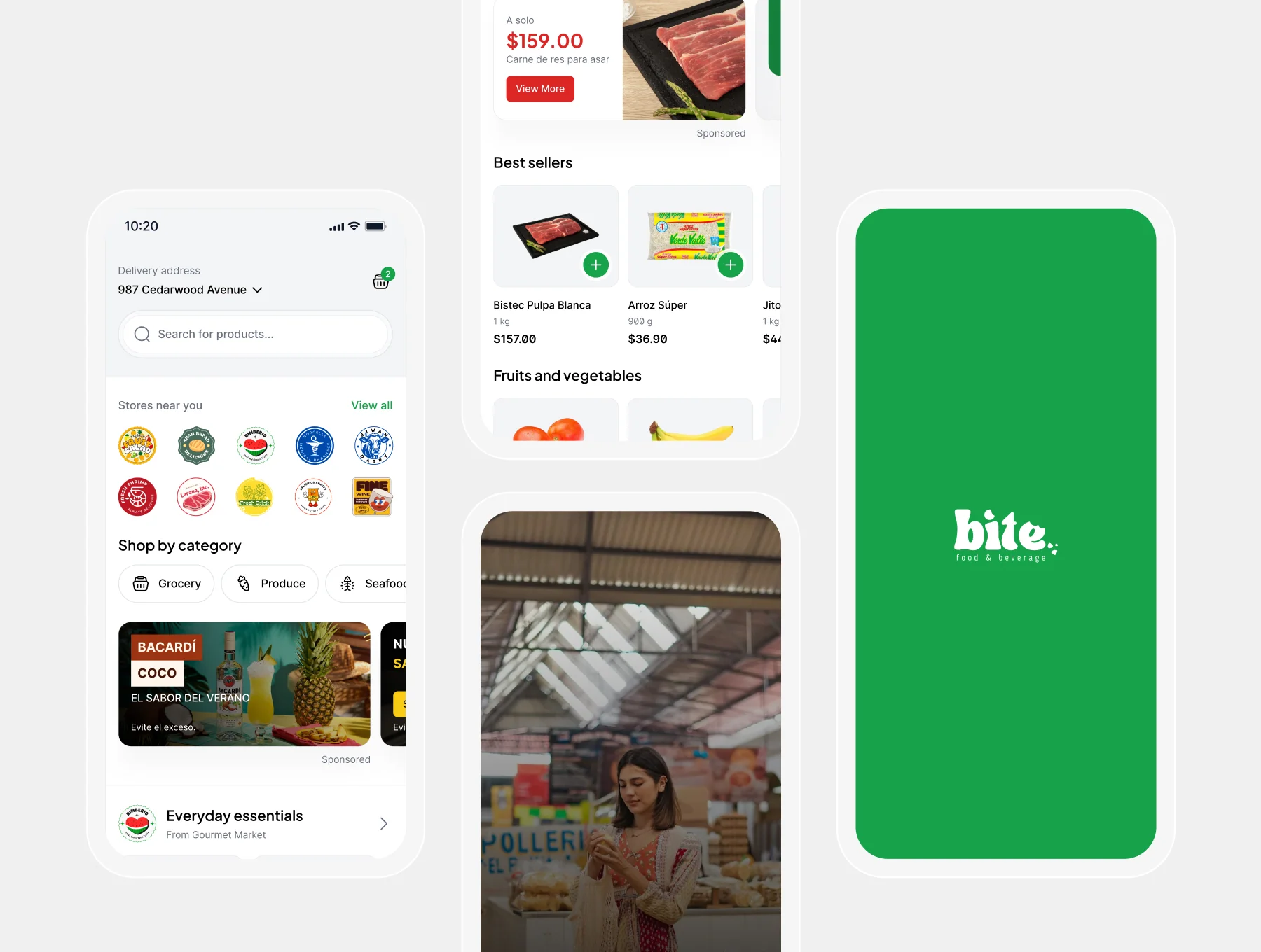 Bites - Food Ordering App UI Kit 2