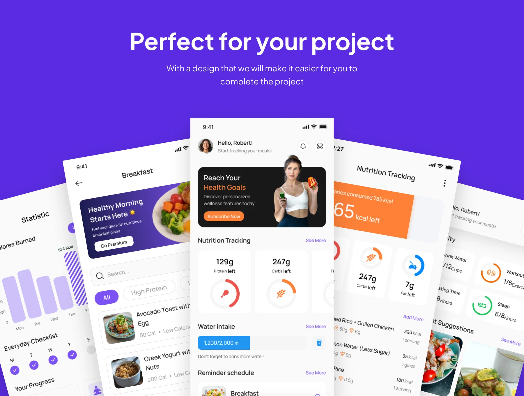 BiteWise - Diet Tracker App UI Kits 4