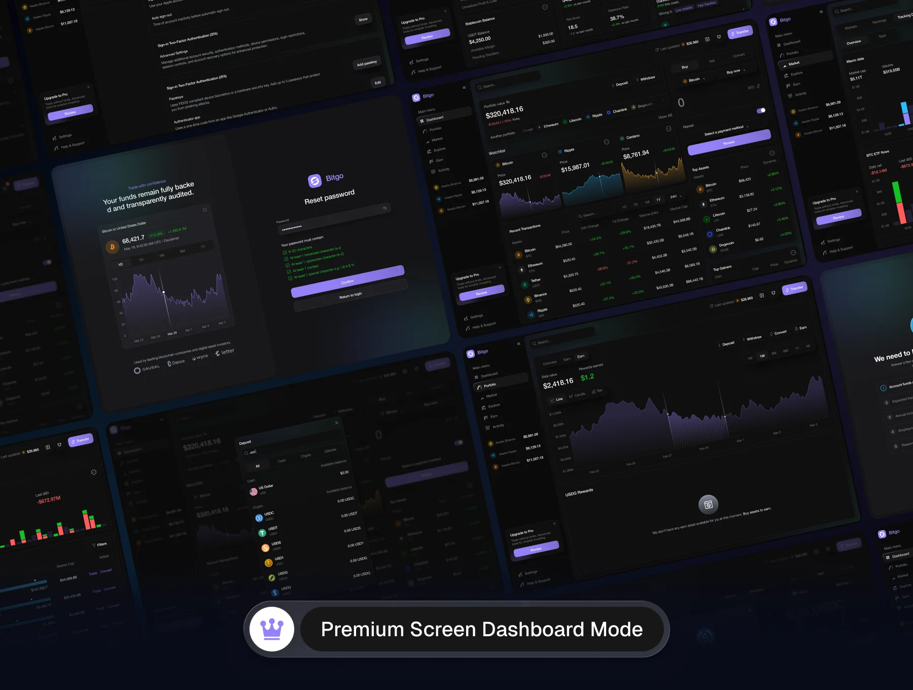 Bitgo — Crypto & Web3 Finance Dashboard UI Kit 4