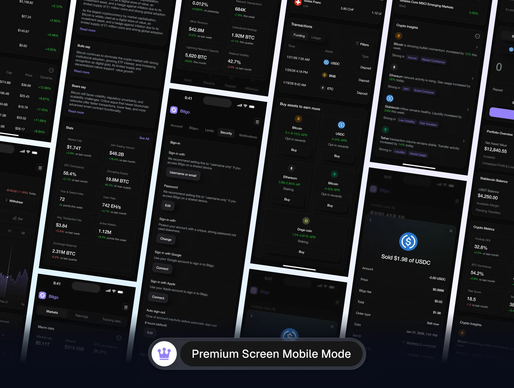 Bitgo — Crypto & Web3 Finance Dashboard UI Kit 5