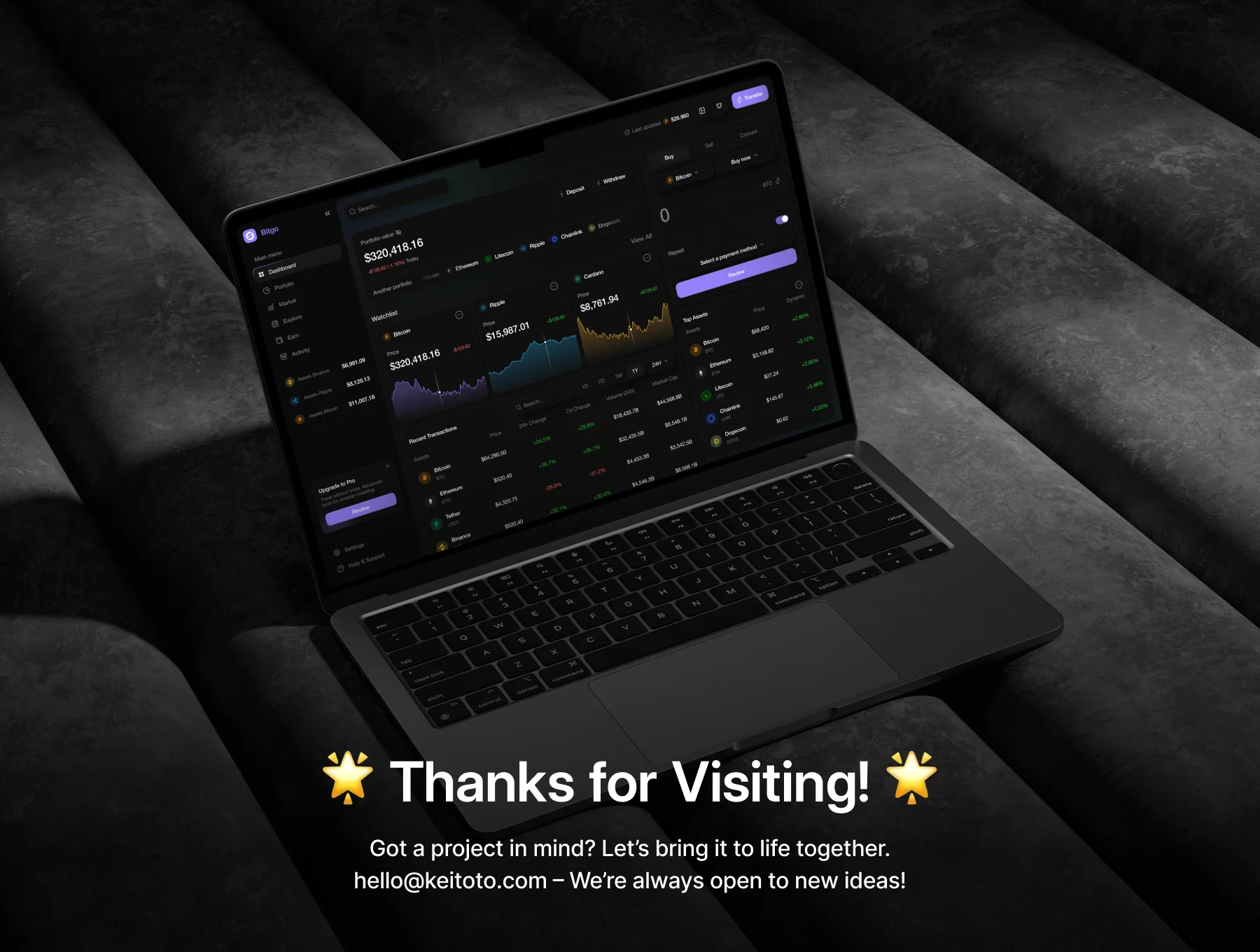 Bitgo — Crypto & Web3 Finance Dashboard UI Kit 6