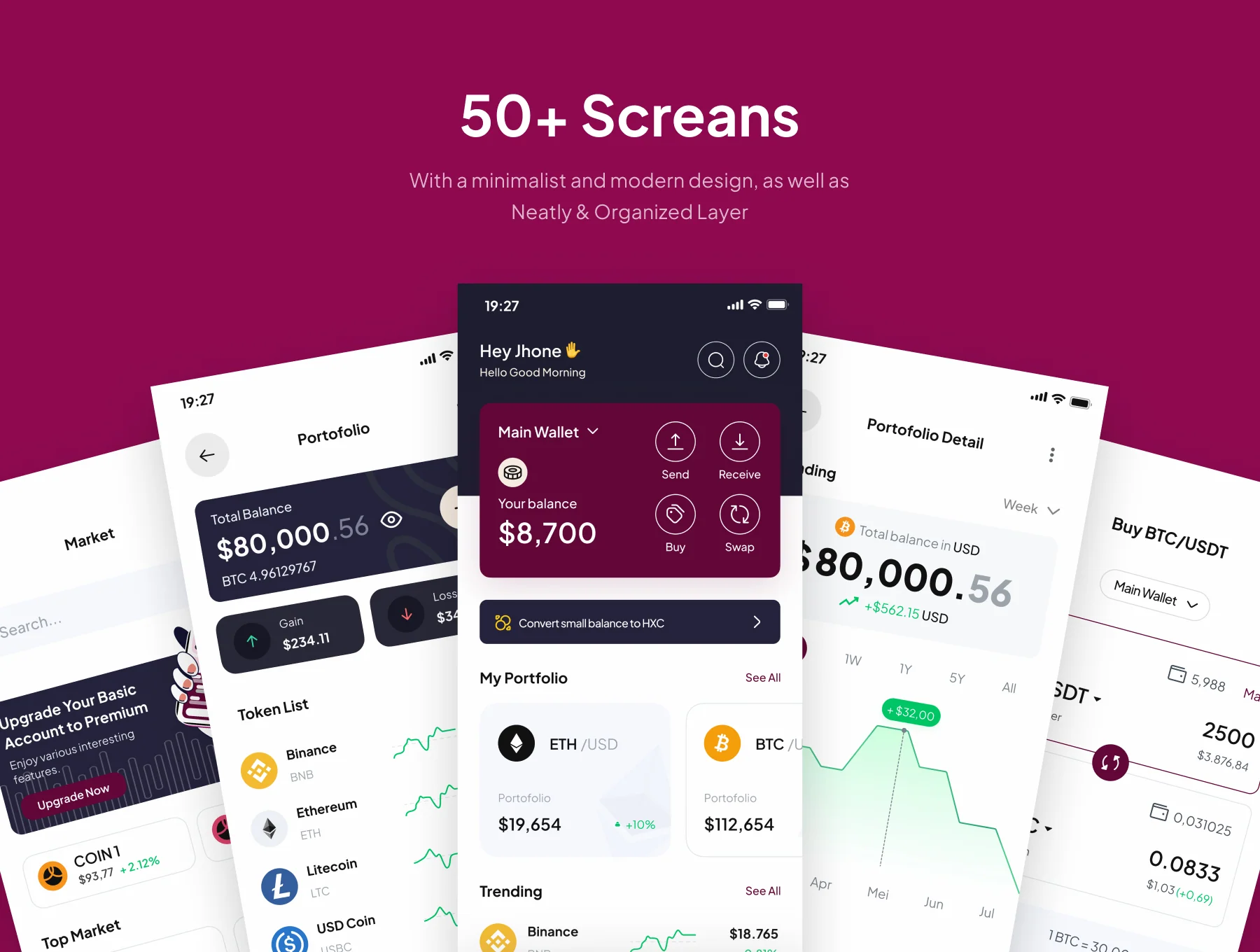 BitKeep - Crypto Wallet Mobile App UI Kits 4