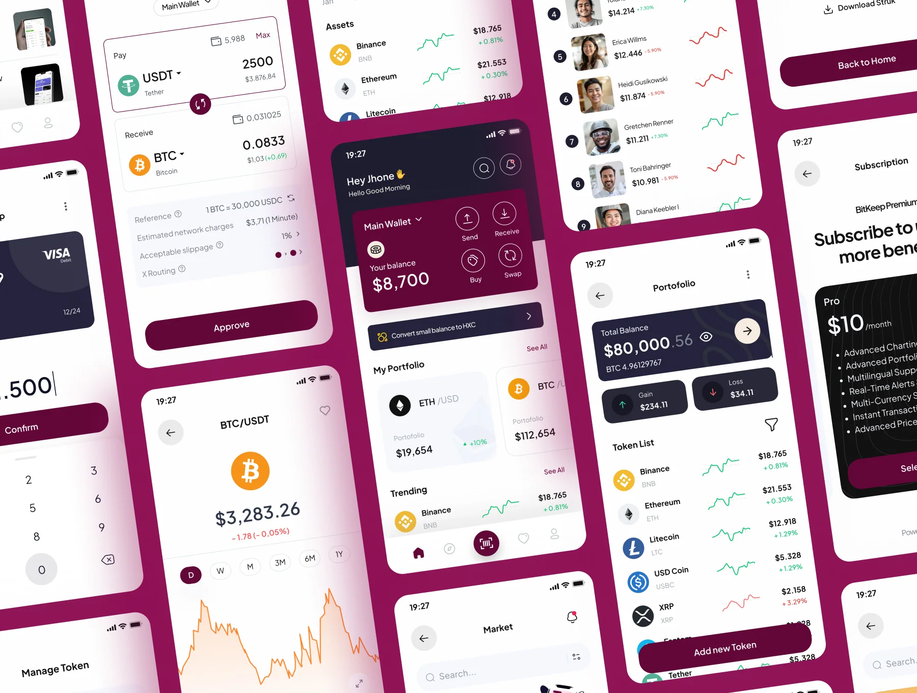 BitKeep - Crypto Wallet Mobile App UI Kits 5