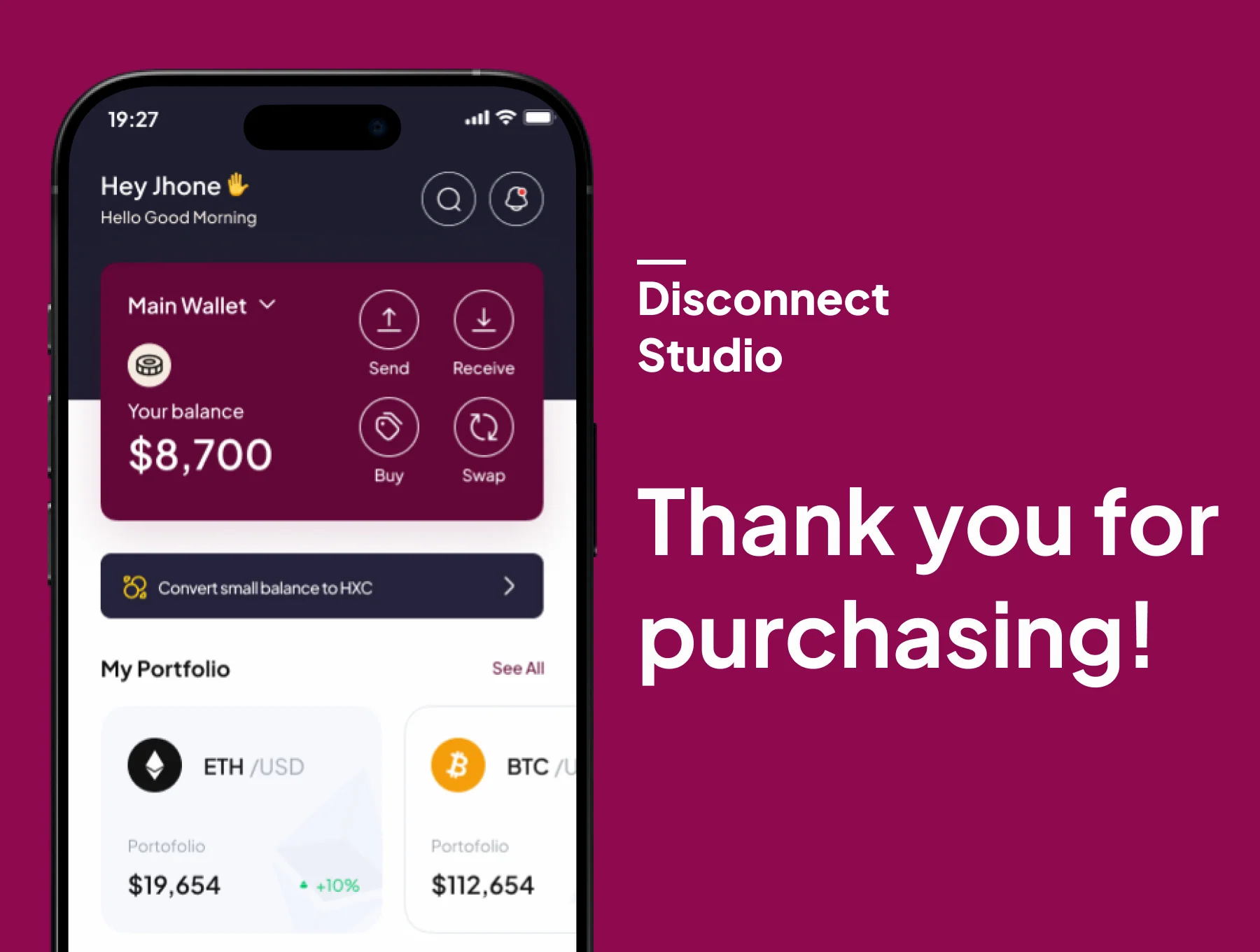 BitKeep - Crypto Wallet Mobile App UI Kits 6