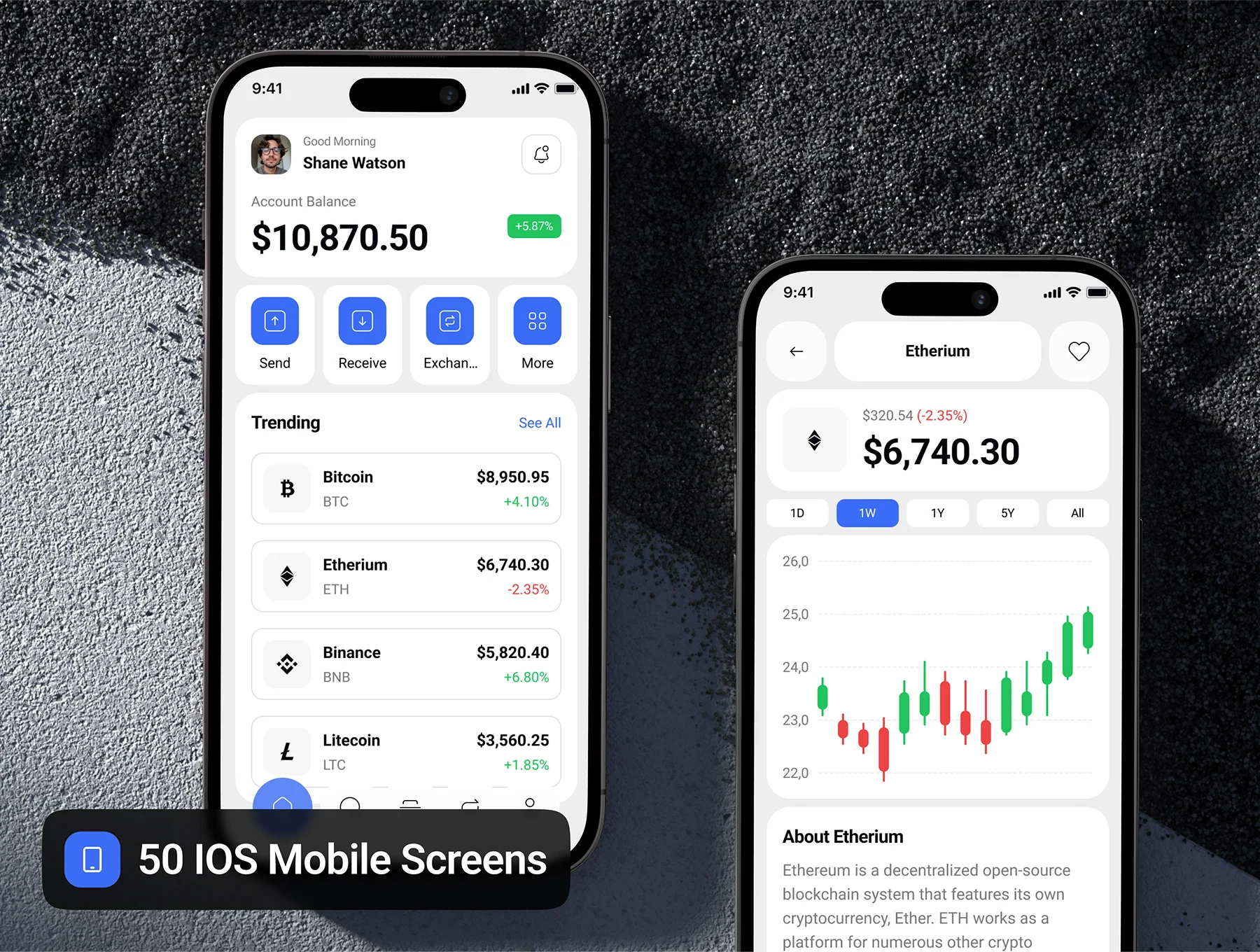 BitNest - Crypto Wallet App UI Kit 9