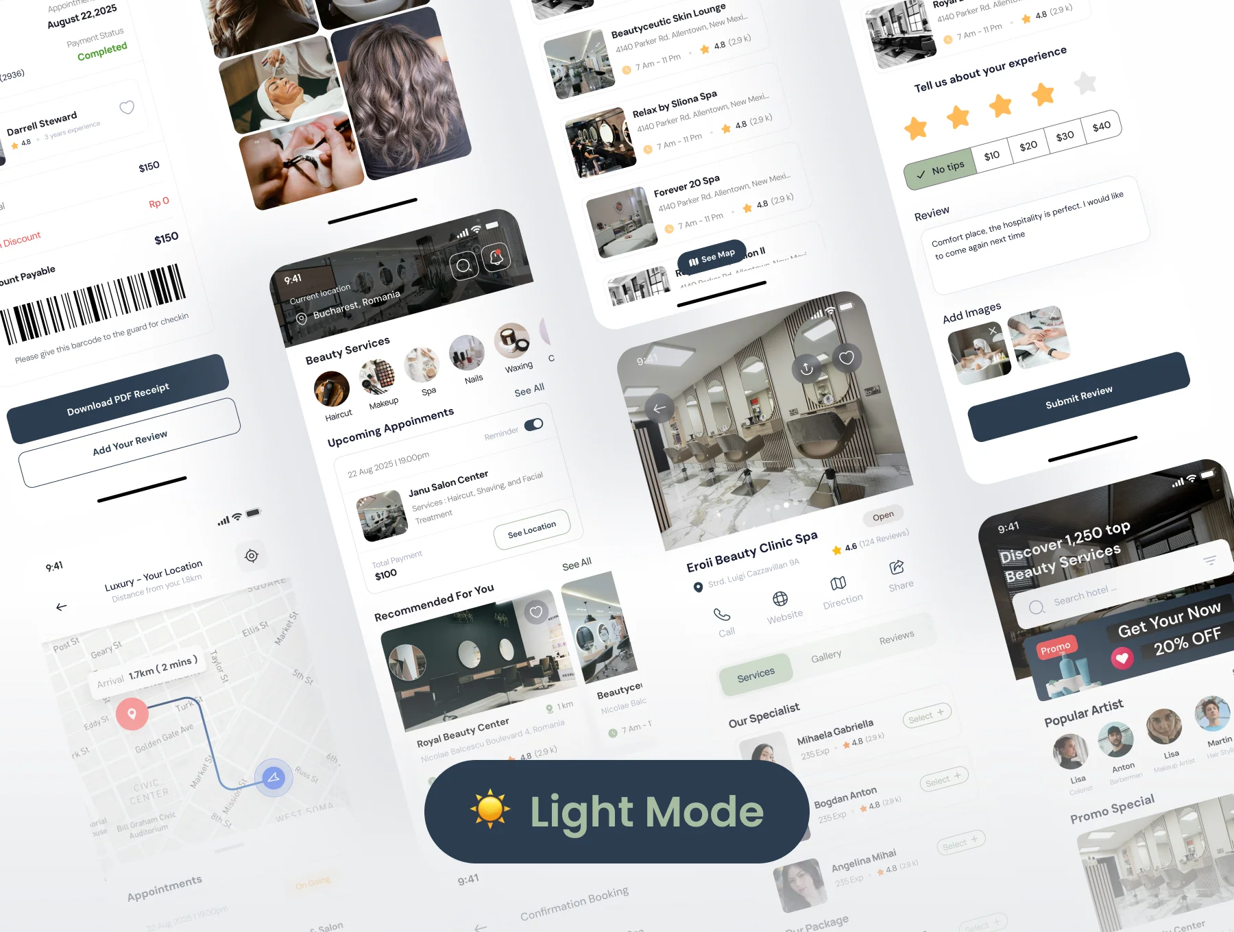 Biuti - Beauty Service Salon & Spa Mobile App UI Kit 5