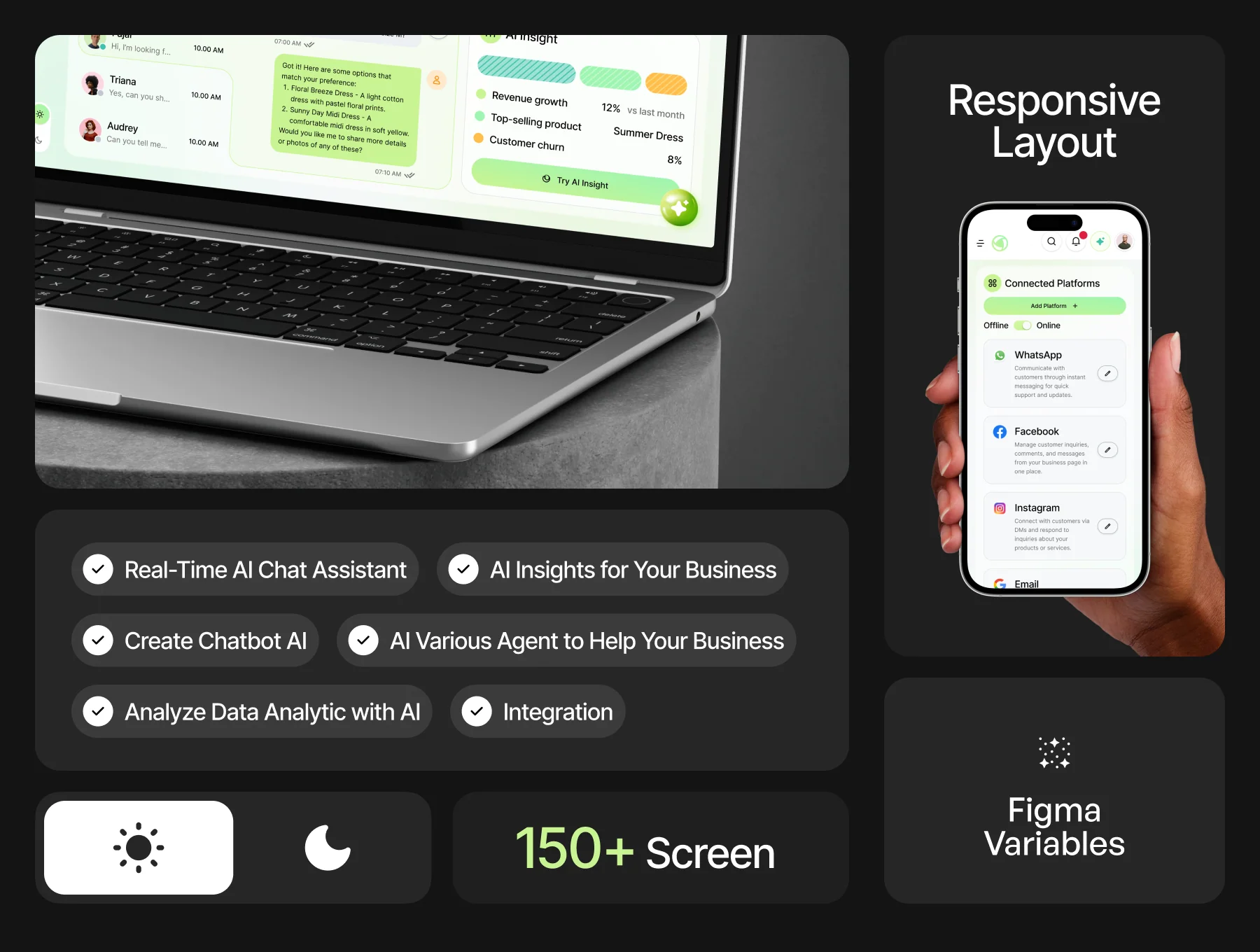 BizMind - Business Assistant AI Powered Dashboard UI KIT 2