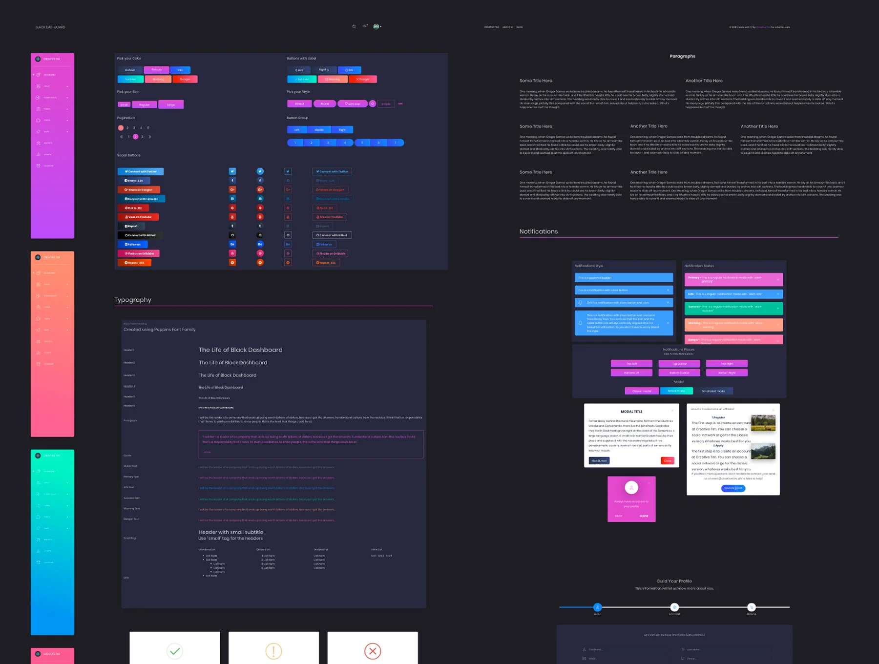 Black Dashboard Pro 4