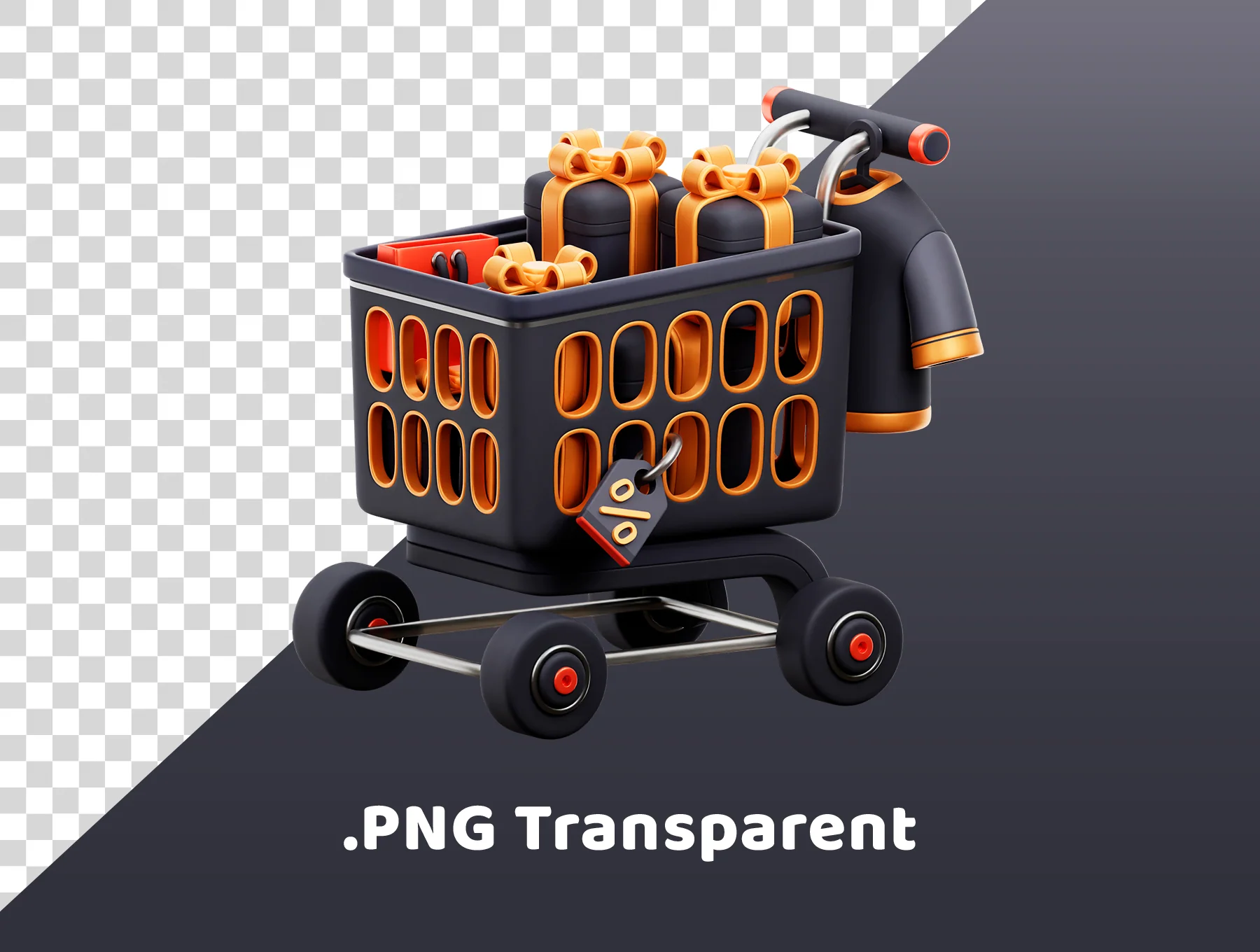 Black Friday 3D Icon 3