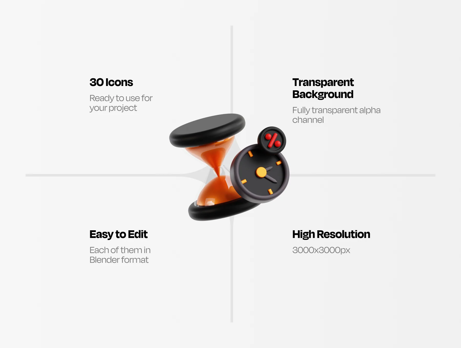 Black Friday 3D Illustration 2