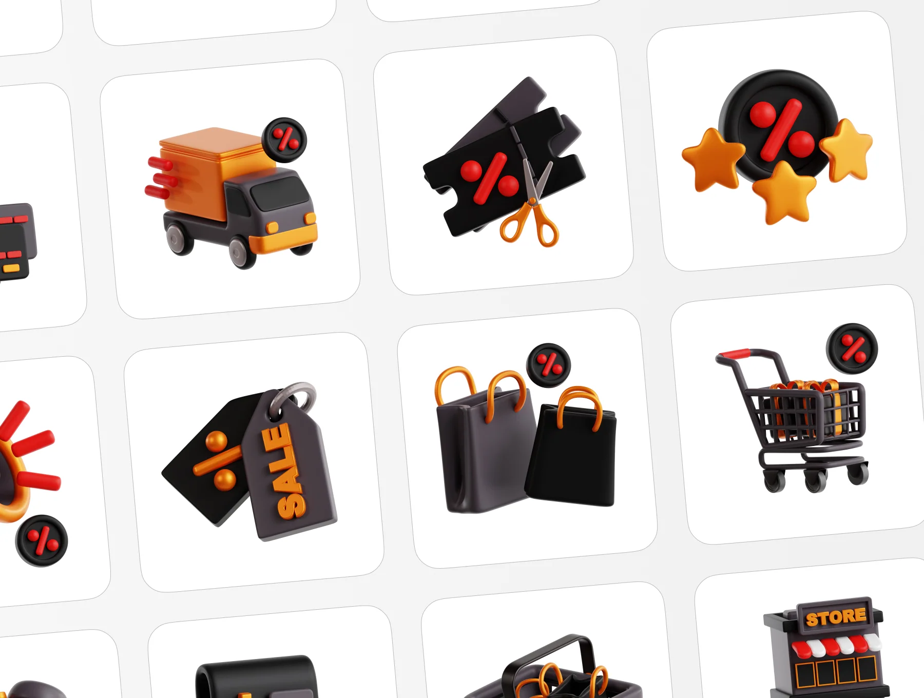 Black Friday 3D Illustration 6