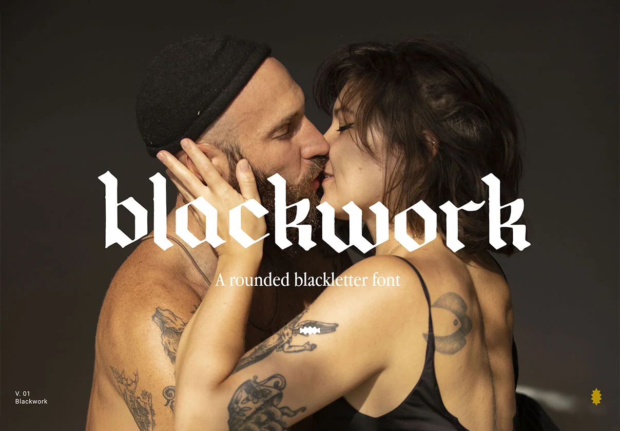 Blackwork Regular Font