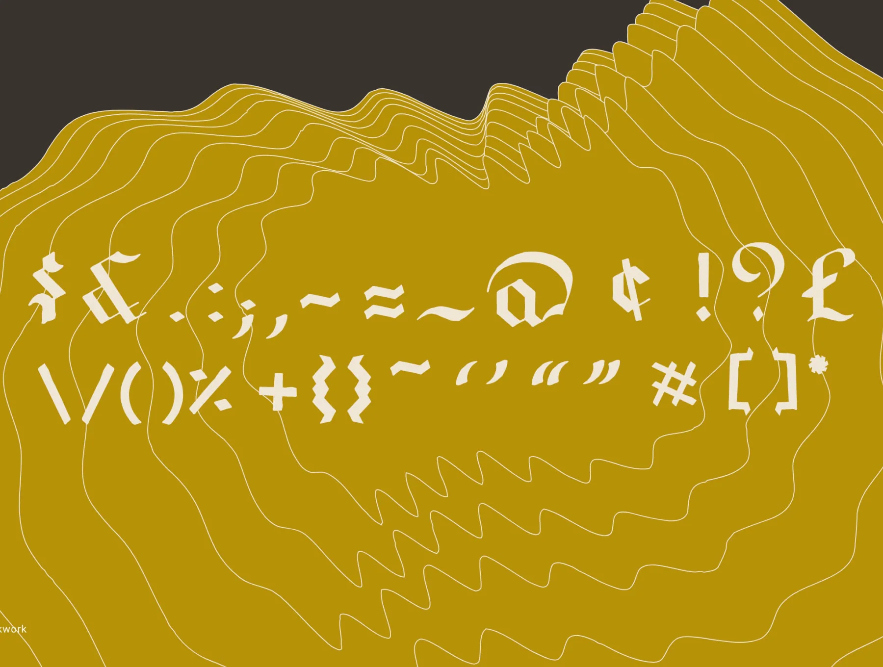 Blackwork Regular Font 5