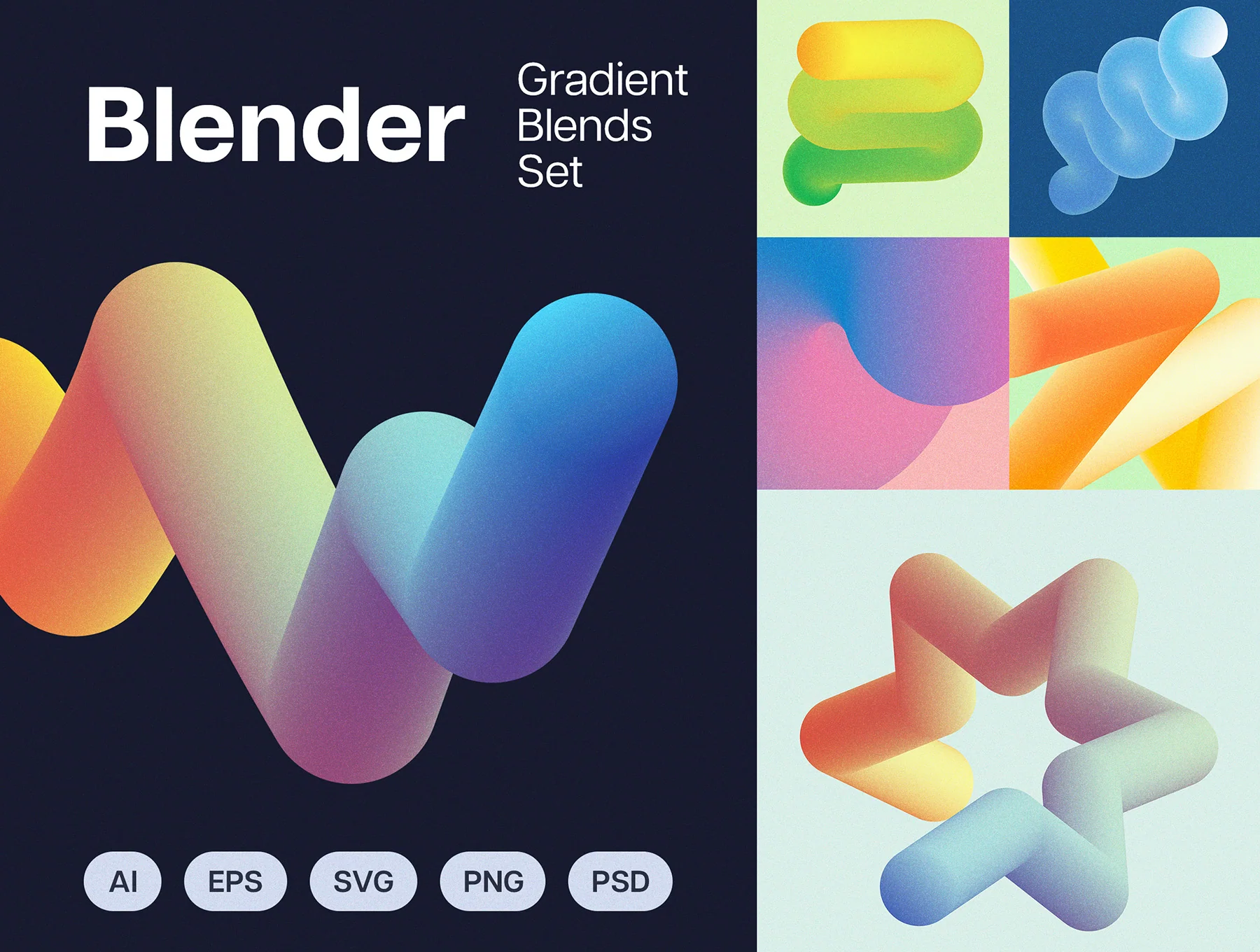 Blender: Gradient Blends Collection