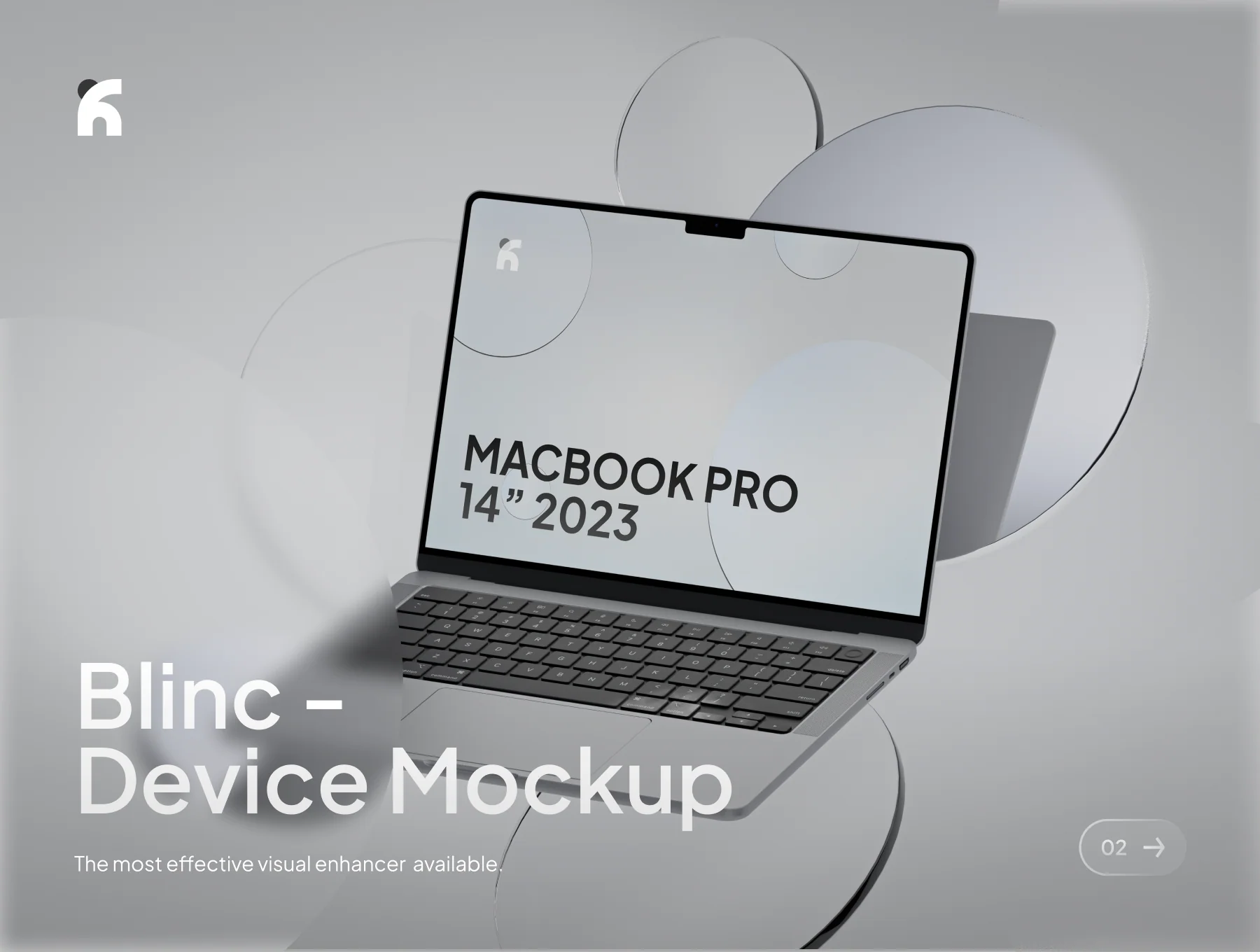 Blinc - Macbook Pro Gray Mockups