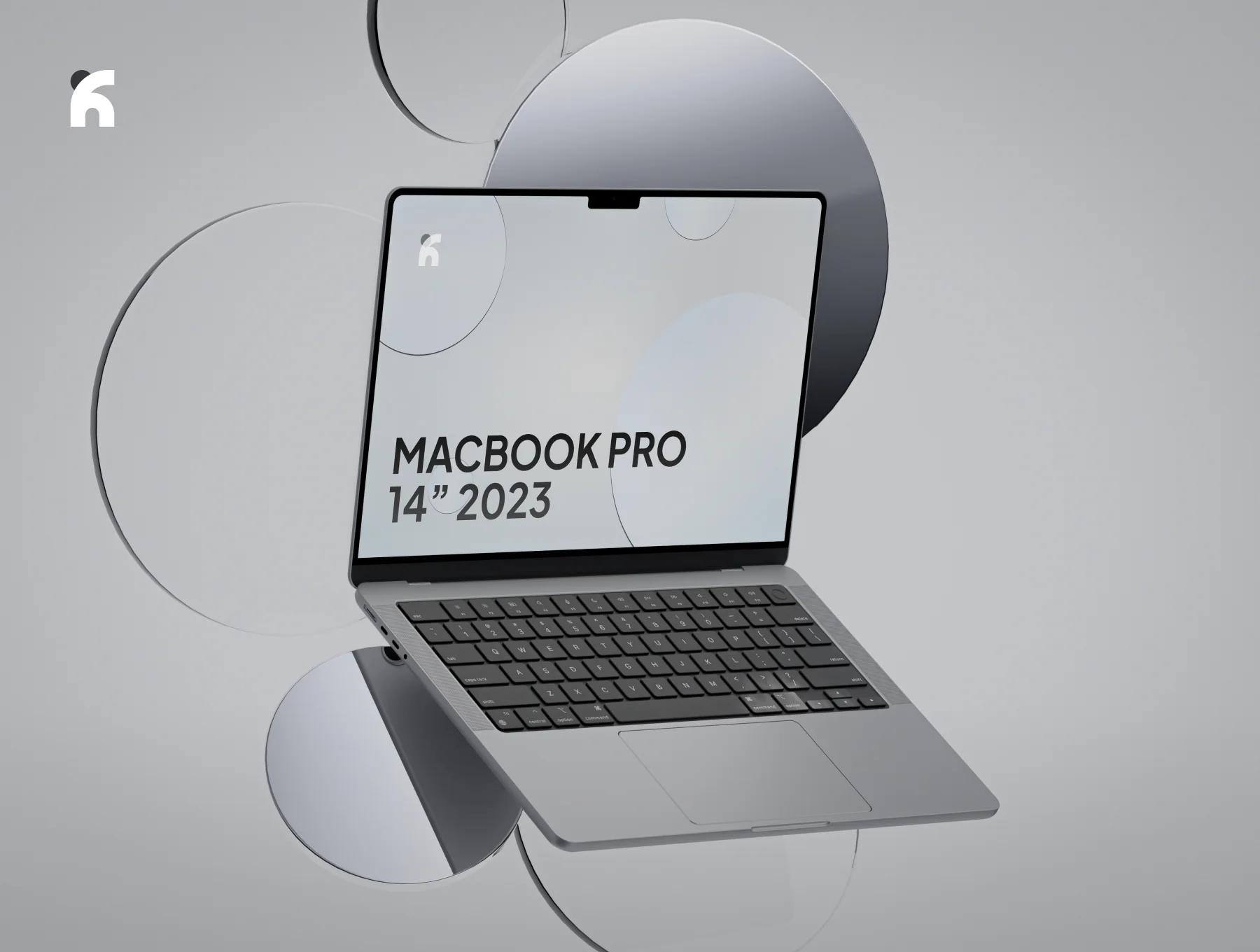 Blinc - Macbook Pro Gray Mockups 2