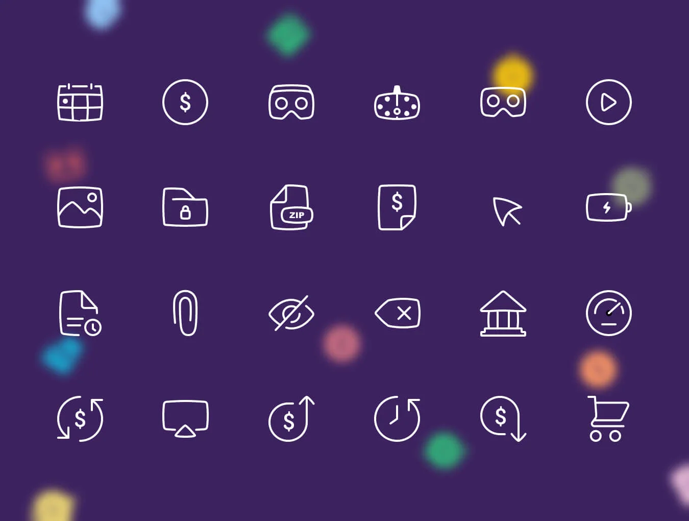 Blobby Icons Set 3