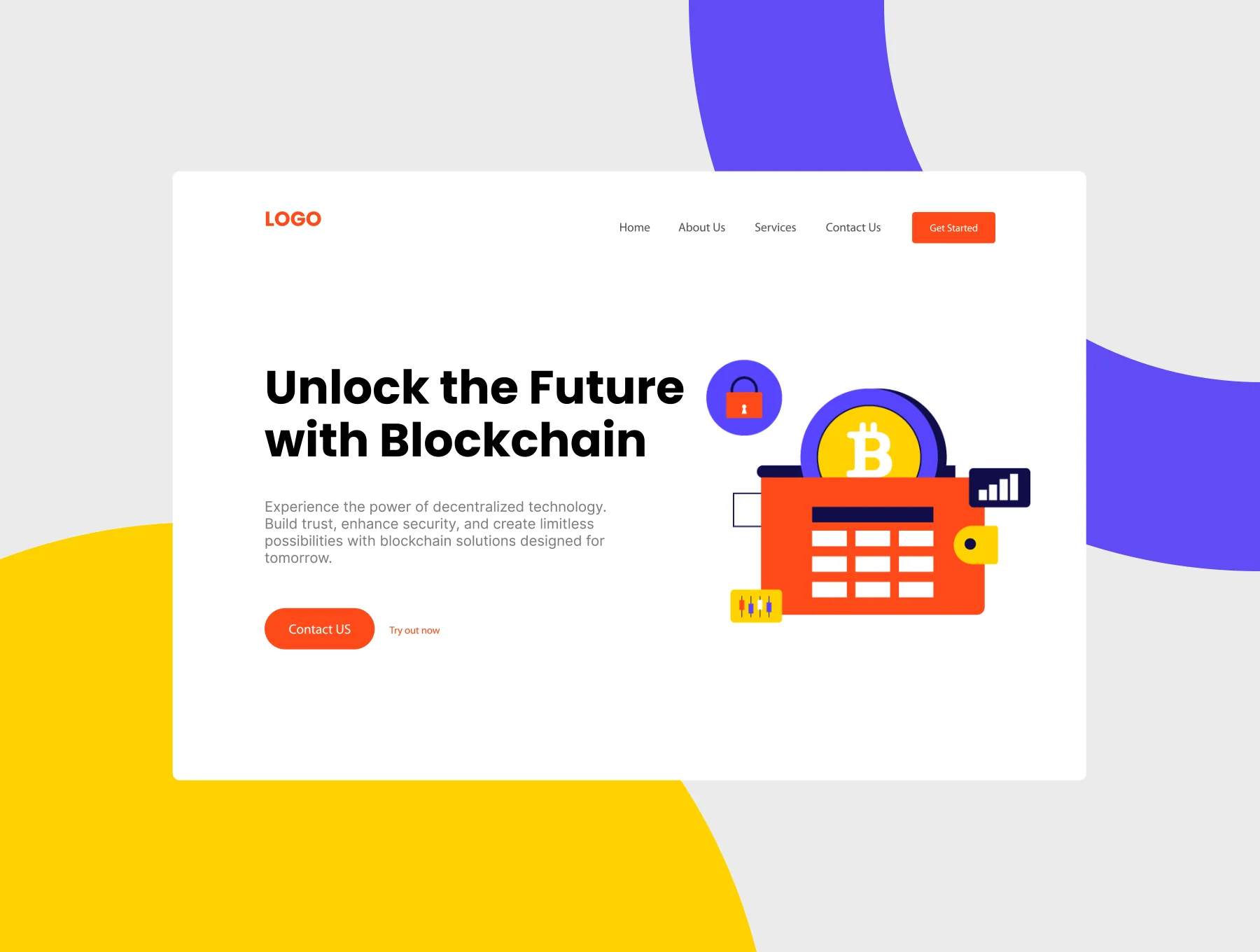 Block Chain 2D Illustrations 4