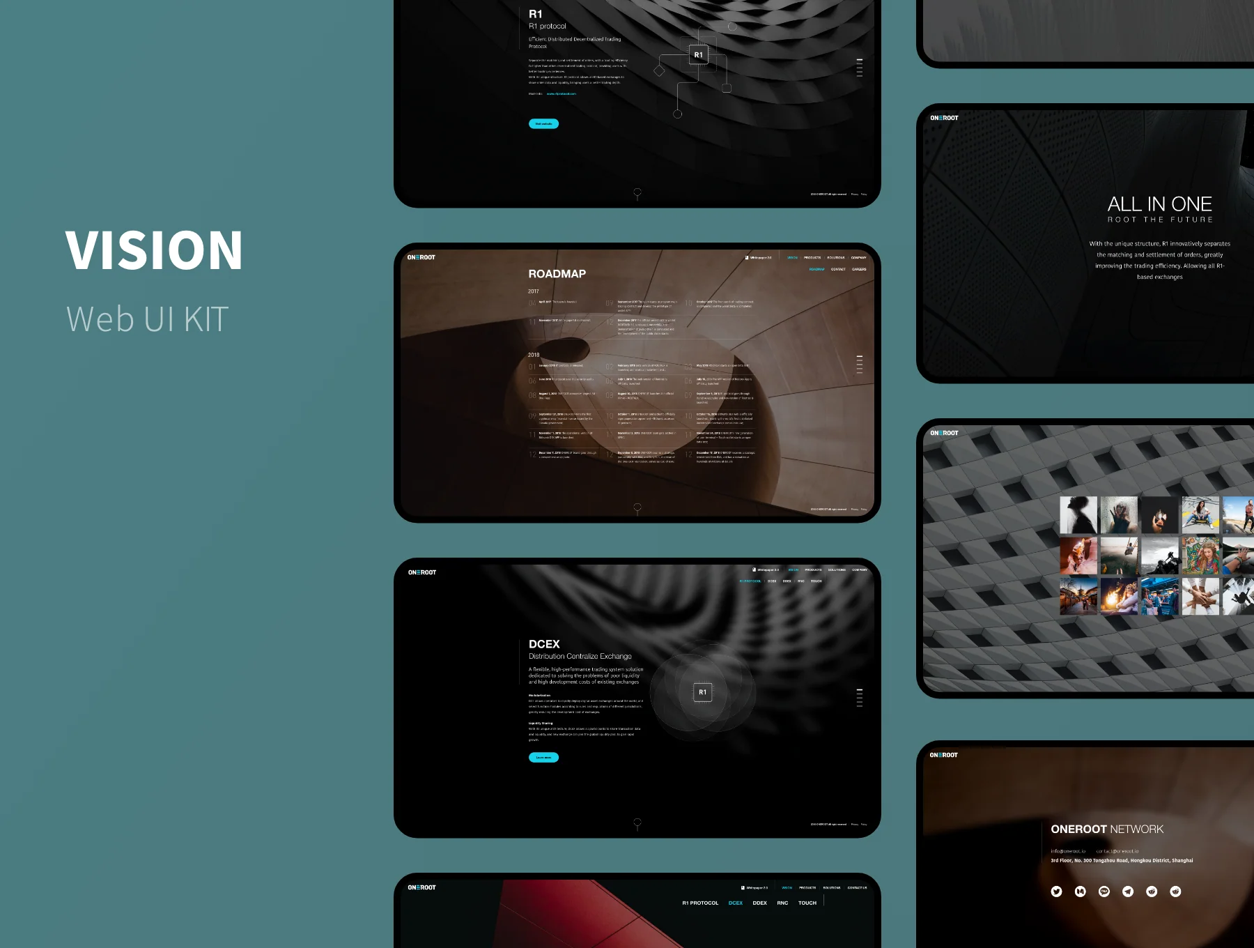 Blockchain Underlying Services  Web UI KIT 3