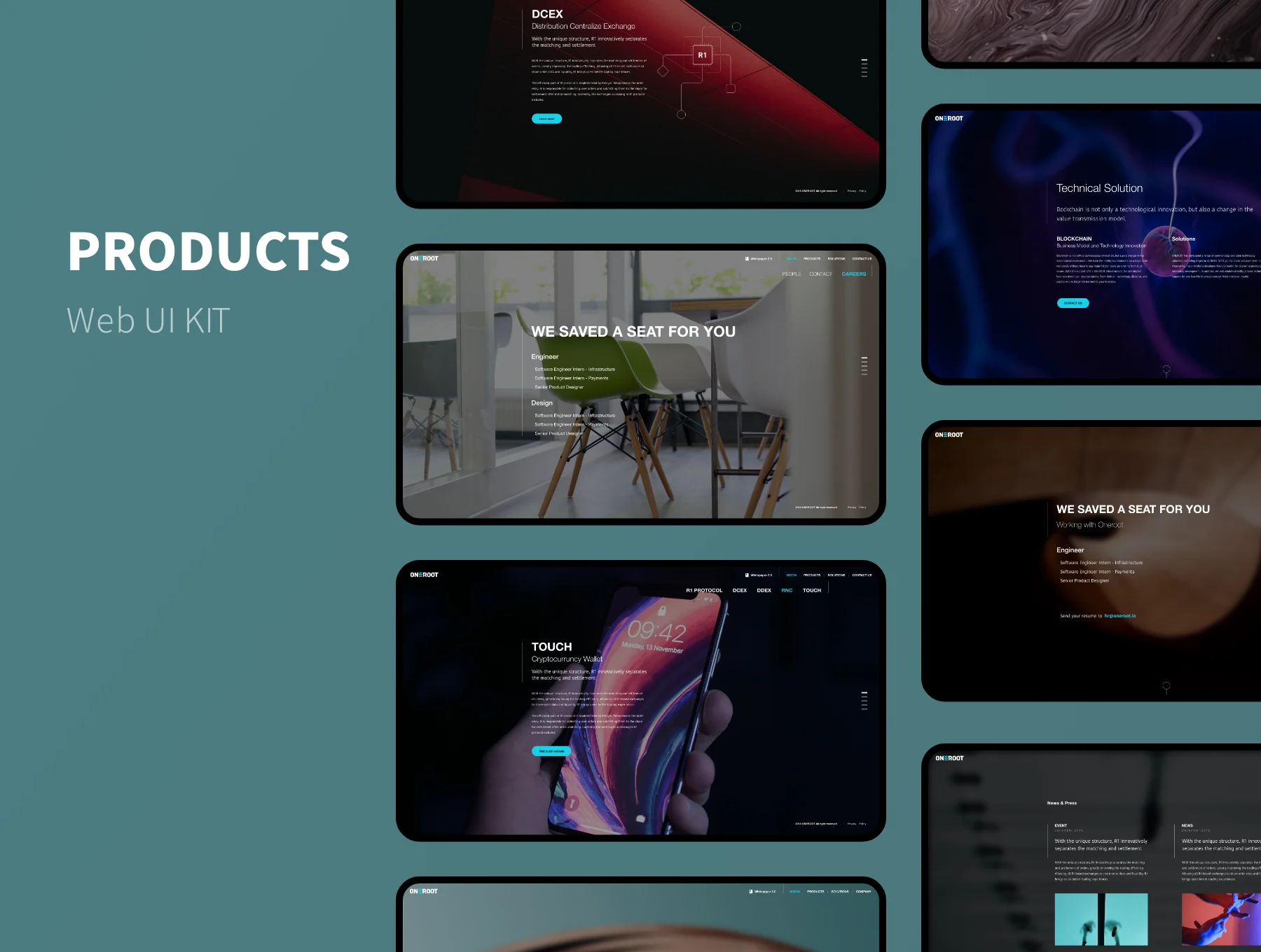 Blockchain Underlying Services  Web UI KIT 4