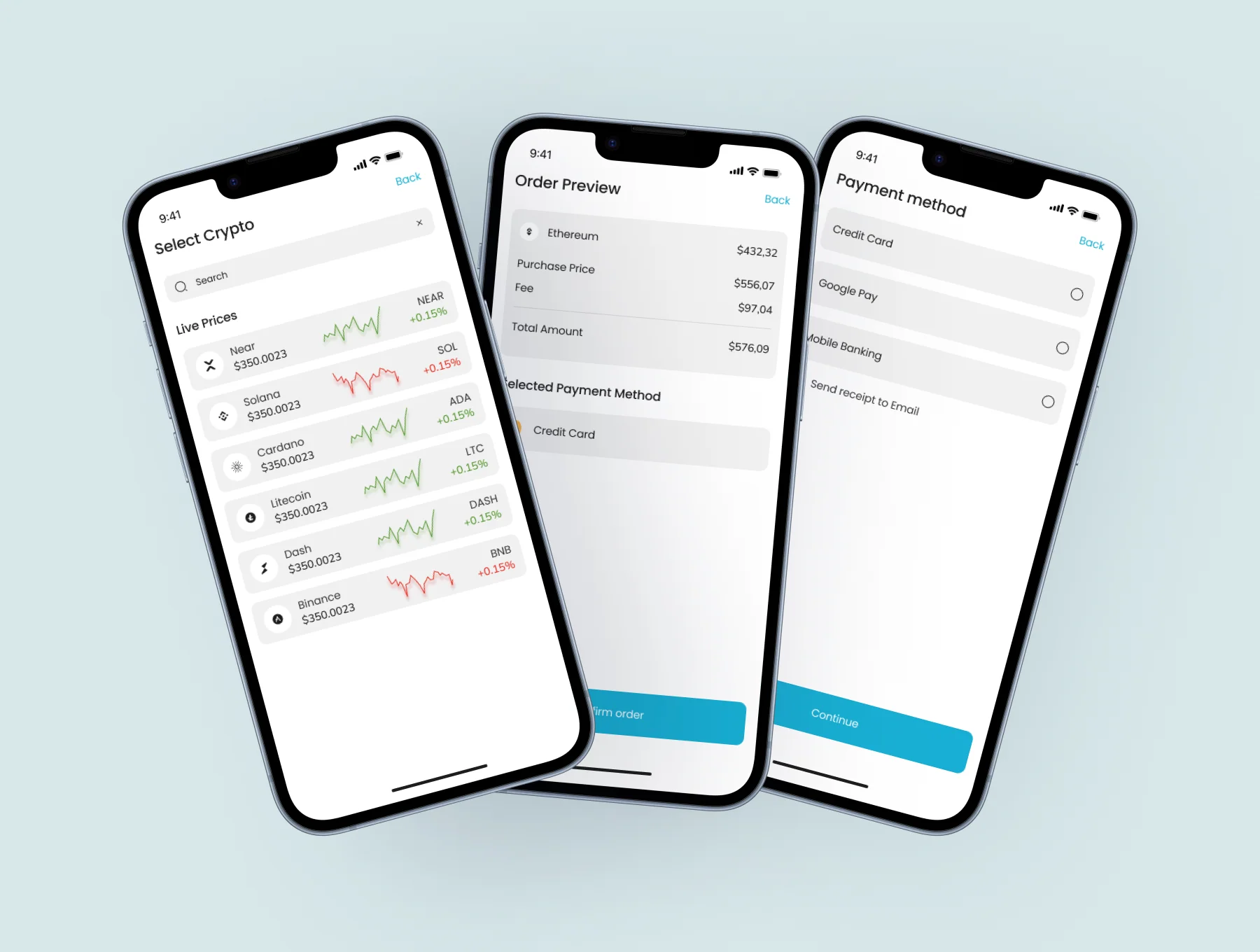 Blockfolio+  - Crypto Wallet Premium UI Kits App 5