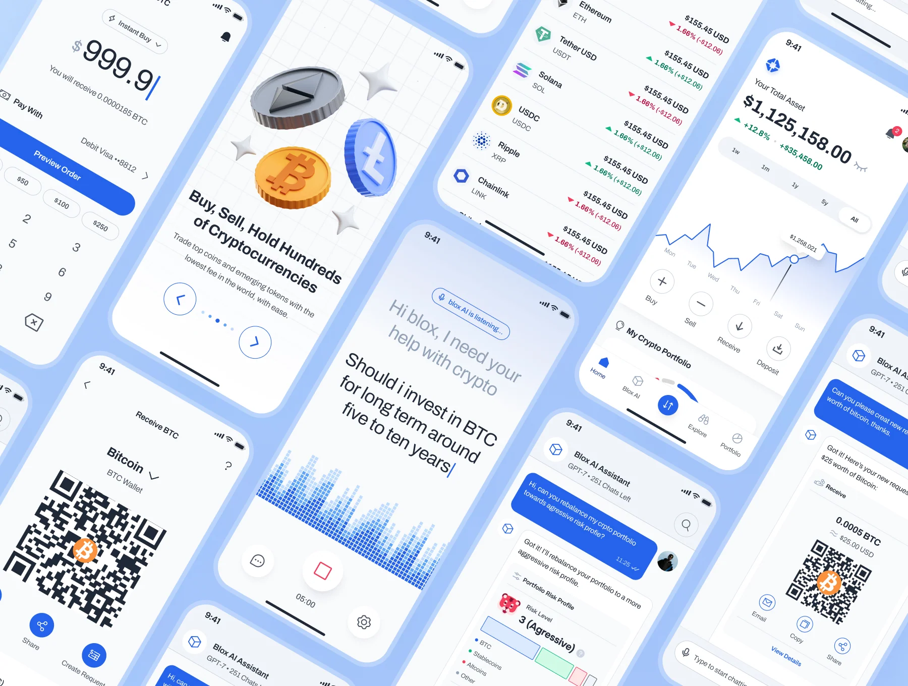 blockfy: AI Crypto Investing & Trading App UI Kit 3