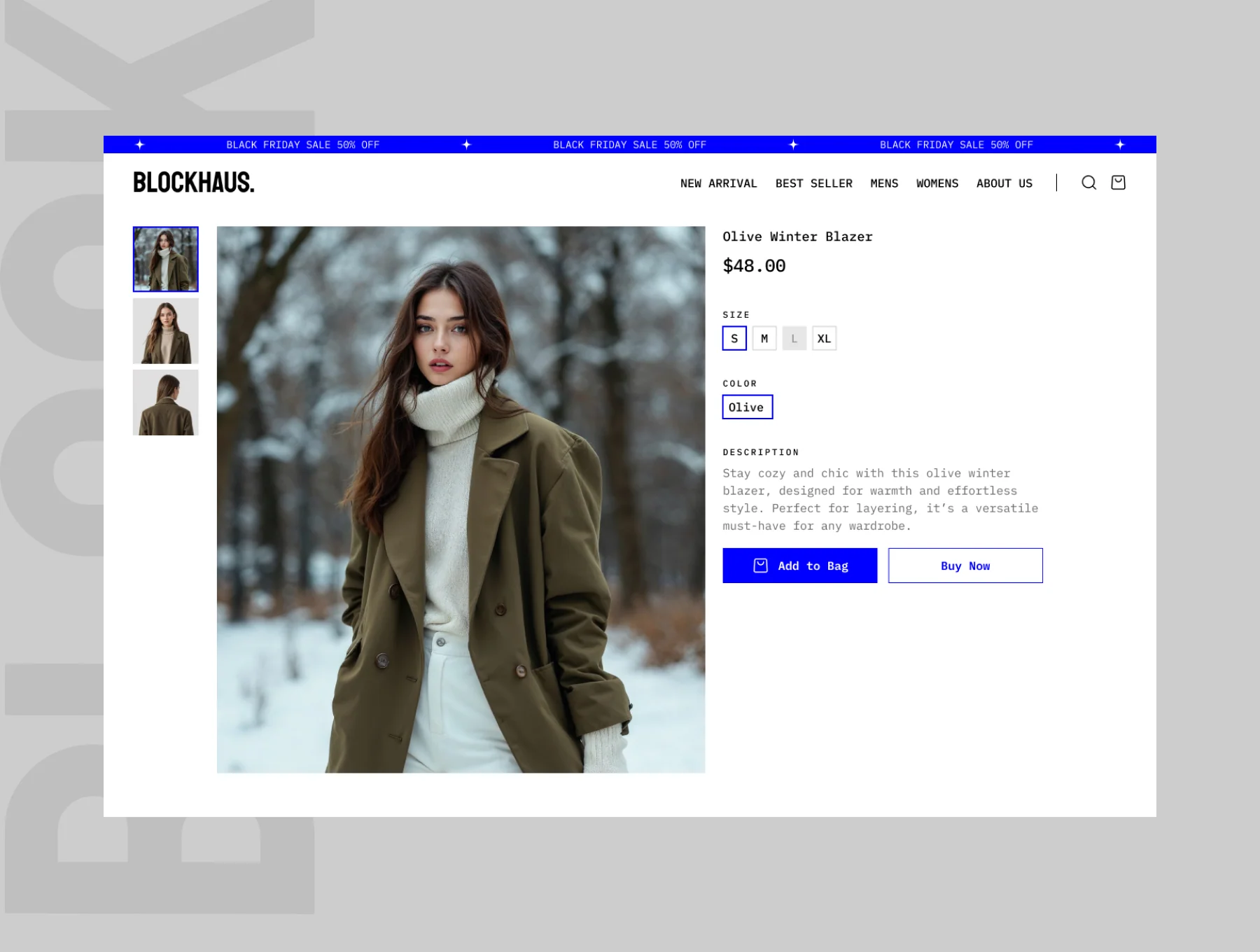 Blockhaus - Fashion E-commerce Template 3