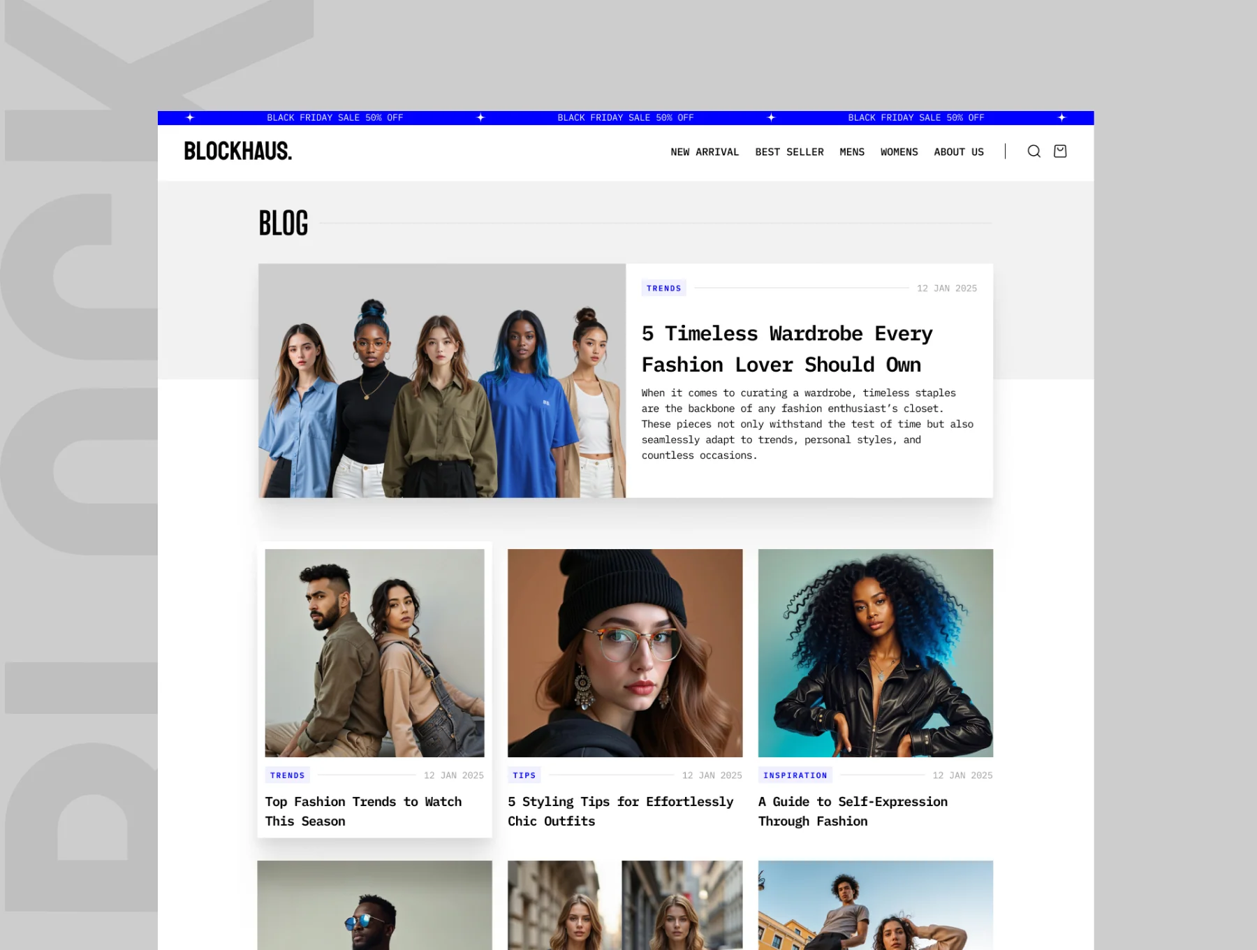 Blockhaus - Fashion E-commerce Template 4