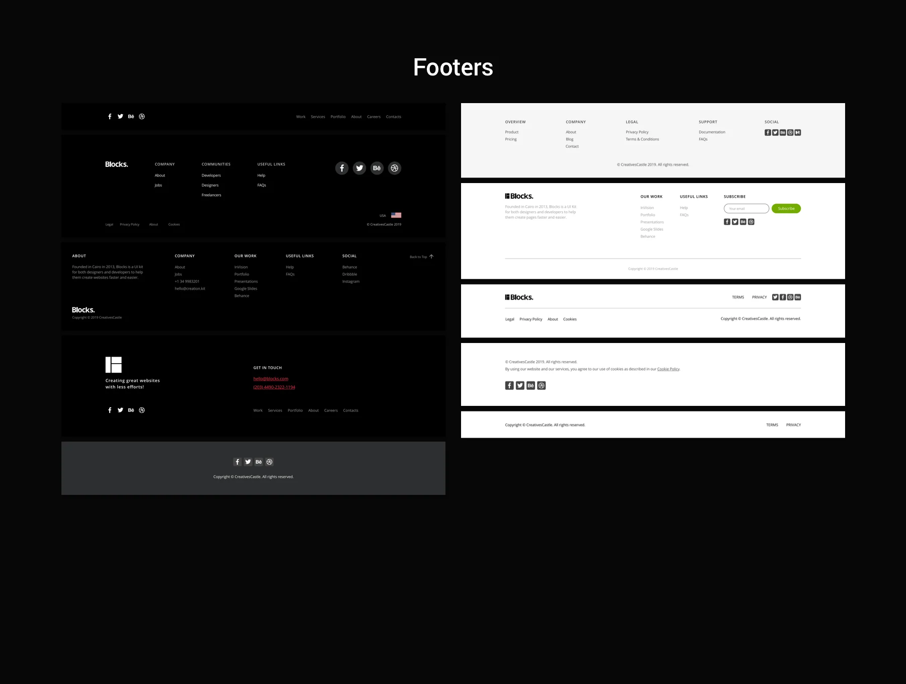 Blocks UI Kit for Sketch 11