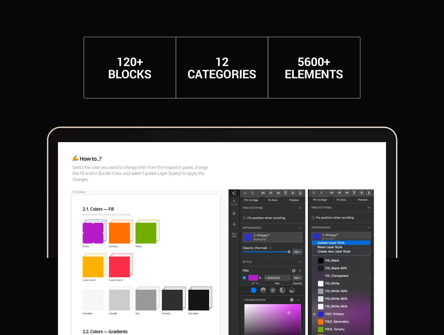 Blocks UI Kit for Sketch 2