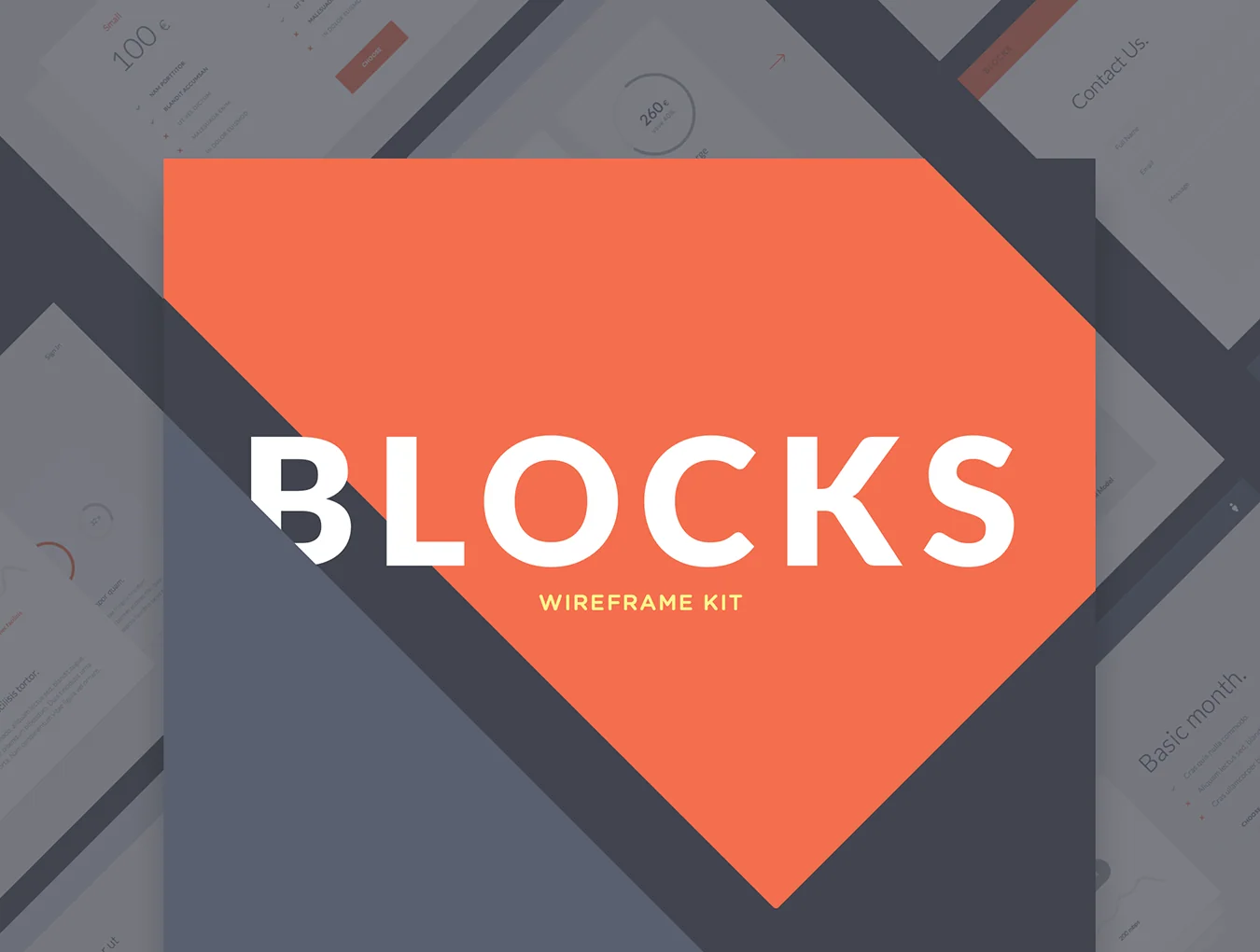 Blocks Wireframe Kit