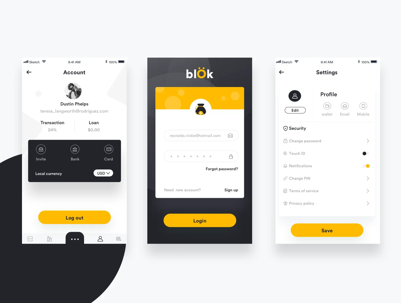 Blok Financial UI Kit 3
