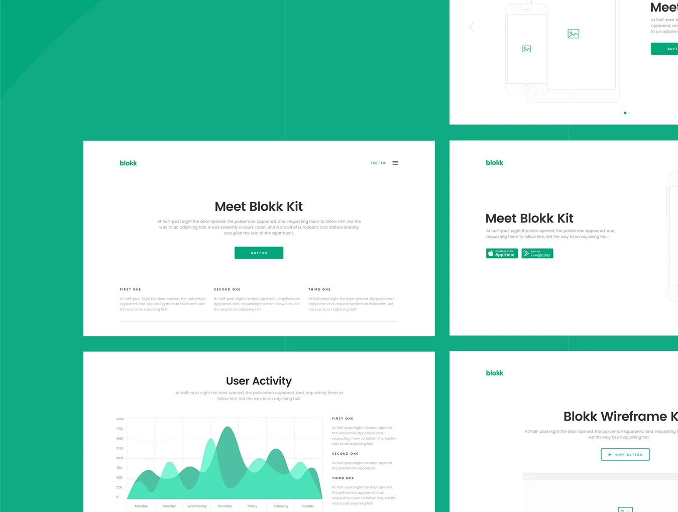 Blokk Wireframe Kit 2