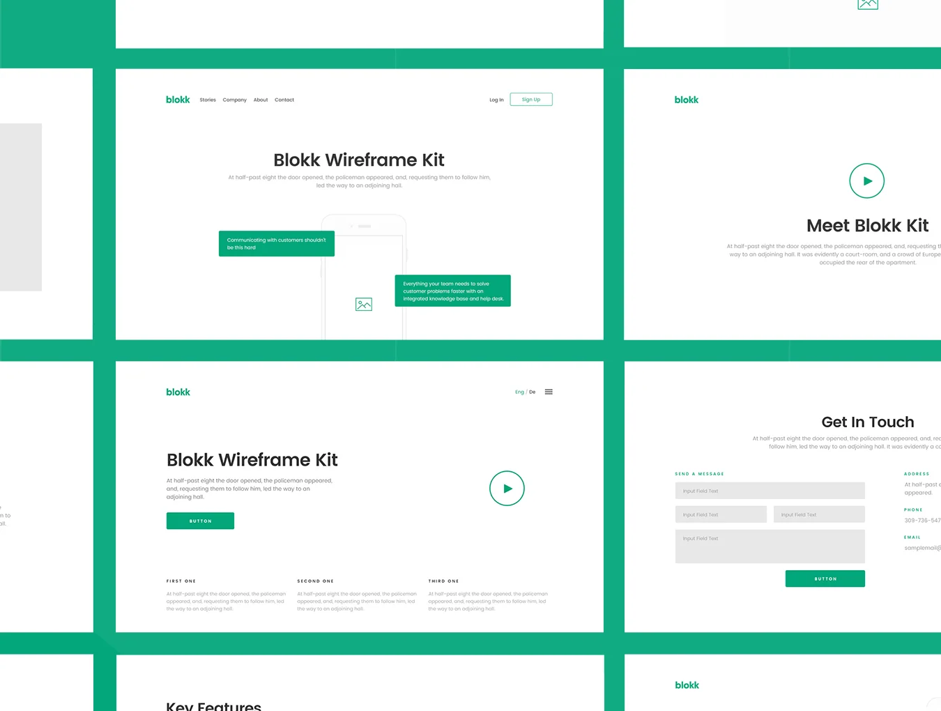 Blokk Wireframe Kit 4
