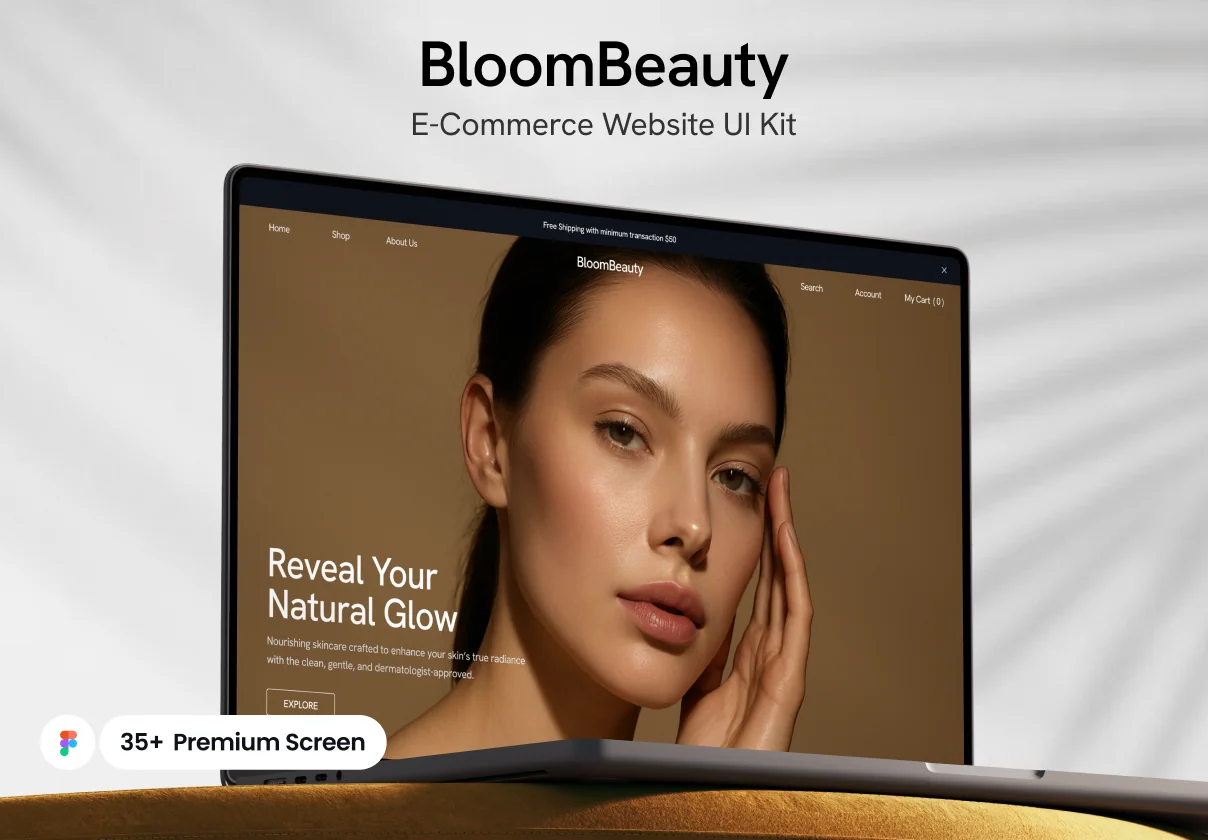 BloomBeauty - E-Commerce Website UI Kit