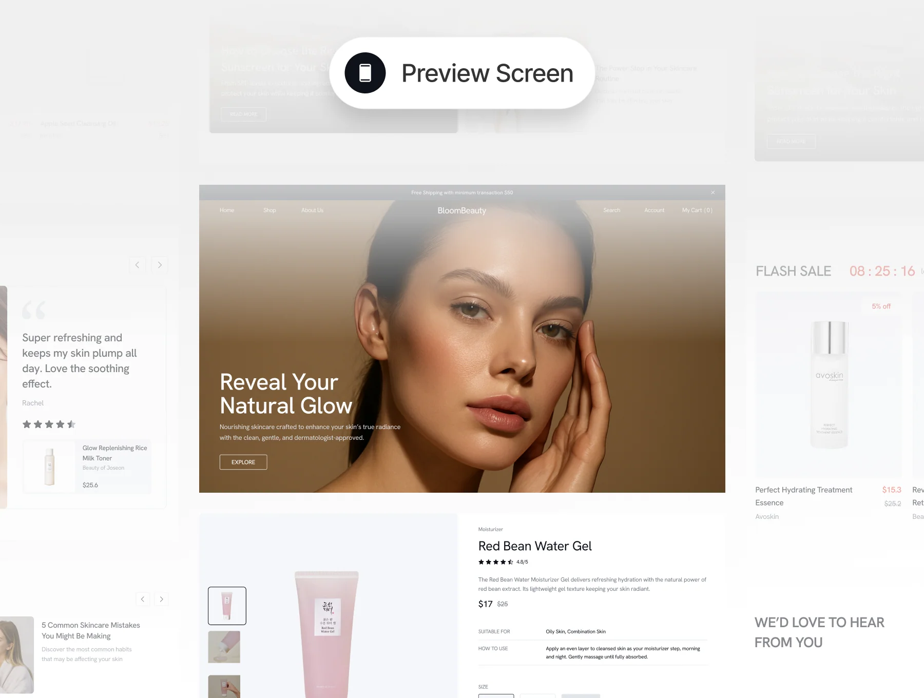 BloomBeauty - E-Commerce Website UI Kit 4