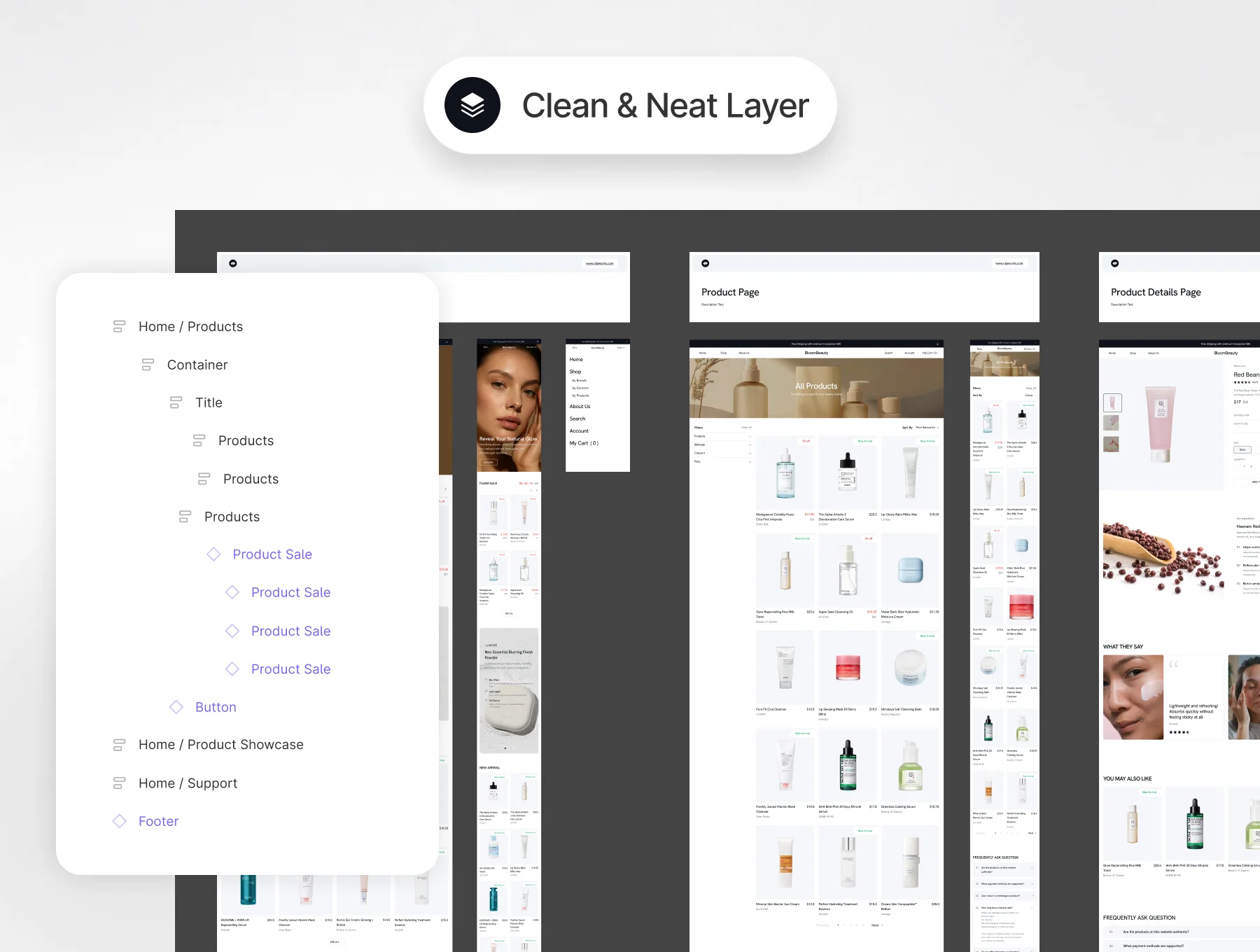 BloomBeauty - E-Commerce Website UI Kit 6