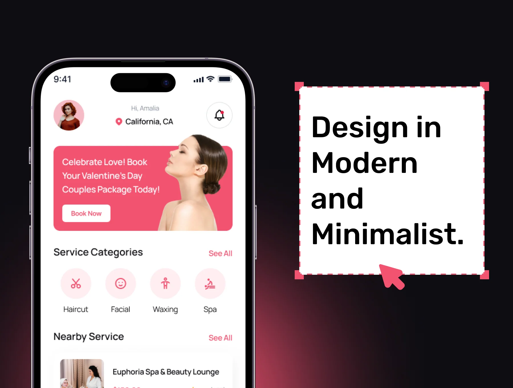 BLOOMS - Beauty & Spa Services Booking App UI Kit 5