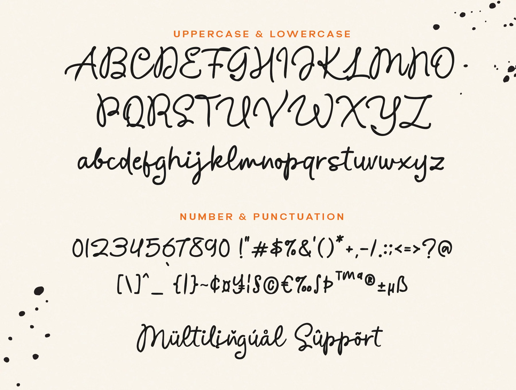 Blower Cerita - a handwritten font 6