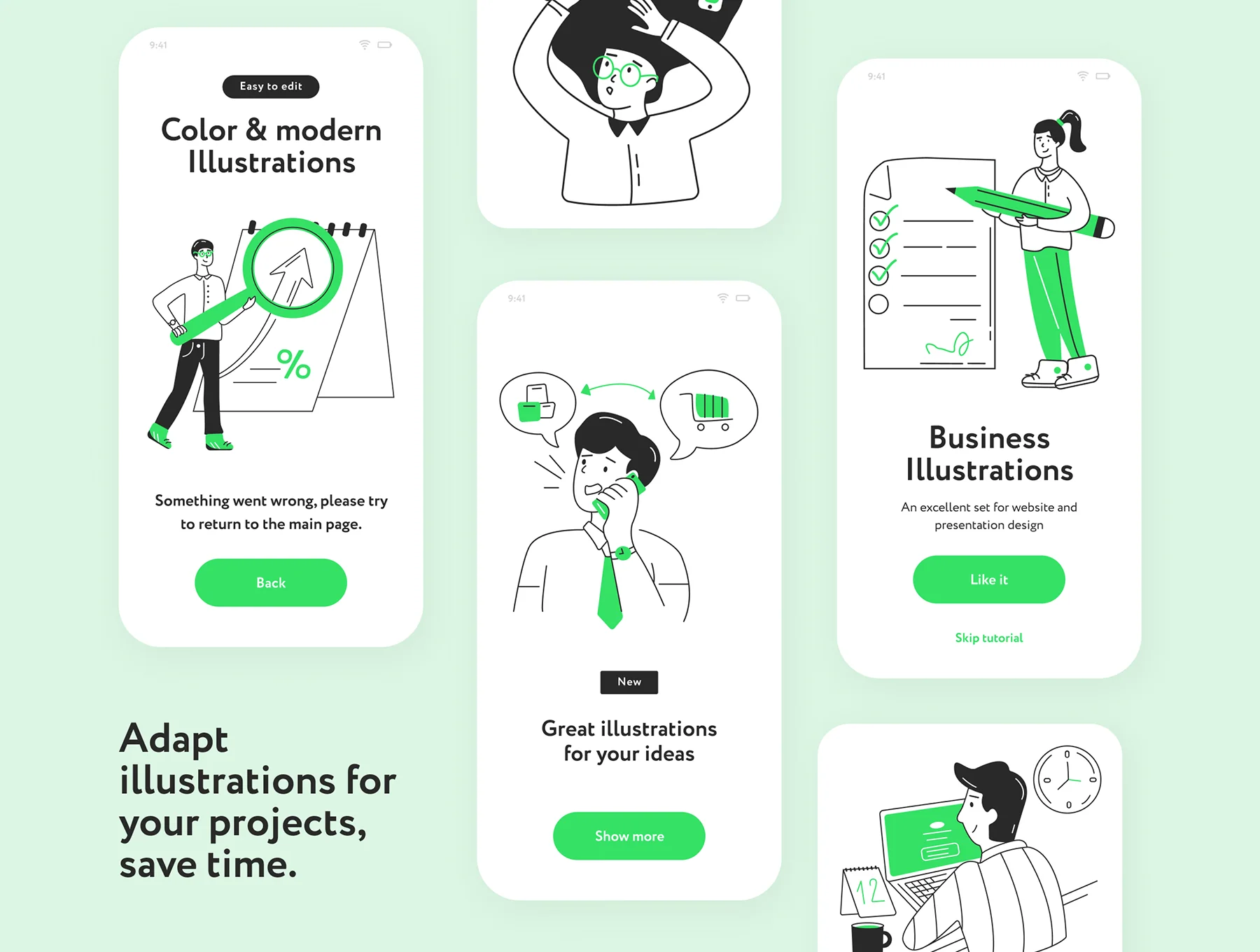 Blubly Business Illustrations 3