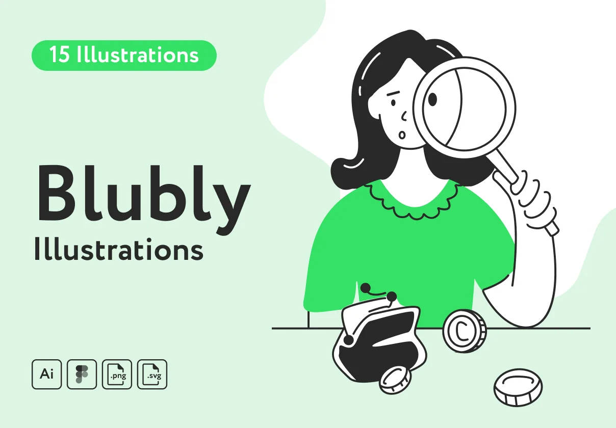 Blubly Finance Illustrations